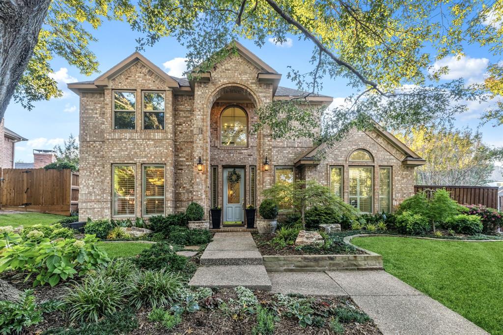 Nestled in a beautifully established and amenity-rich neighborhood, this exceptionally maintained, one-owner custom home offers the perfect blend of comfort, elegance, and convenience. Located in central Plano, you’ll enjoy access to community tennis courts, pickleball, pool and clubhouse as well as walking distance to scenic walking and biking trails. This spacious 4-bedroom, 3.1 bath home has been lovingly cared for and thoughtfully updated, creating a warm, welcoming atmosphere from the moment you step inside. With two generous living areas and a dedicated office overlooking the pool and hot tub. The fully updated primary suite is a private retreat featuring a luxurious spray shower, soaking tub, double vanity, and a custom Elfa shelving walk-in closet designed for ultimate organization. Upstairs offers 3 spacious bedrooms and 2 full baths and a game room. Select rooms feature plantation shutters and custom drapes, bringing added style and comfort to key living spaces. The chef’s kitchen and spacious laundry room—with built-in sink and custom laundry system—make daily living effortless. Outside, a large side yard provides additional space for entertaining, play, or gardening, while the backyard oasis with pool and hot tub invites you to unwind. Truly a move-in ready gem in the heart of Plano!