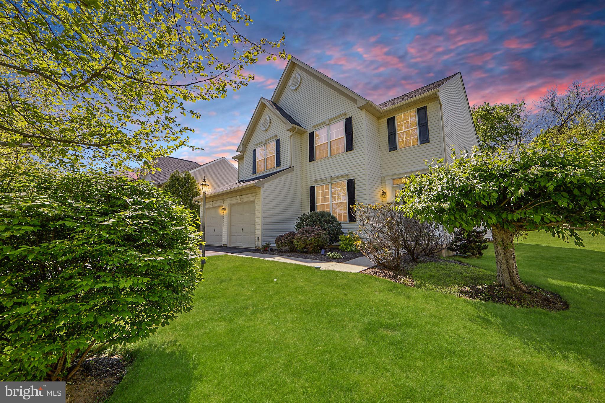 Welcome to a home that perfectly blends timeless elegance with everyday comfort, ideally situated on a premium private lot in the desirable Keats Glen community within the highly acclaimed Downingtown Area School District.  A dramatic two-story foyer sets the tone upon entry, highlighted by a striking curved custom staircase and gleaming hardwood floors that flow seamlessly throughout the main level. Thoughtfully designed for both entertaining and daily living, the formal living and dining rooms offer classic spaces for gatherings, while the heart of the home unfolds in the inviting two-story fireside family room—warm and welcoming, and open to the beautifully appointed white kitchen. Here, a sunny breakfast area overlooks the private rear setting, creating the perfect backdrop for morning coffee or casual meals. Relax and enjoy private views from the large maintenance free custom deck overlooking a private rear yard.   Upstairs, four generously sized bedrooms provide comfortable accommodations, including a spacious primary suite designed for relaxation. With 2.5 baths and a functional layout, this home offers the flexibility today’s buyers are seeking. Additional highlights include public utilities, a move-in ready condition, and a location that offers both privacy and convenience—just minutes to shopping, dining, major routes, and all that the Downingtown area has to offer  .A wonderful opportunity to enjoy space, style, and an exceptional setting—schedule your showing today.