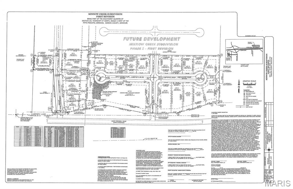 21 Minnow Creek Subdivision