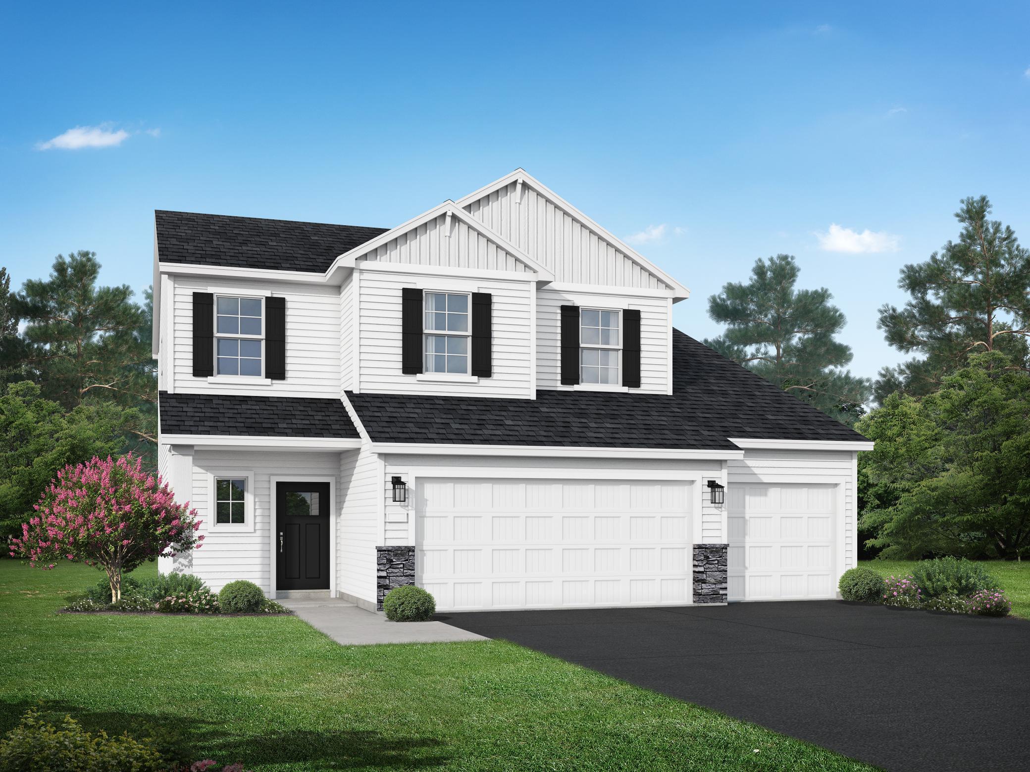 Welcome to the Sylvia by JP Brooks Builders in Monticello’s Edmonson Ridge community! Offering 2,454 finished square feet, this thoughtfully designed two-story features 4 bedrooms, 3 bathrooms, an upper-level loft, and a spacious 3+ car garage with additional workshop/storage space. Step inside to an open-concept main level designed for both everyday living and entertaining. The gourmet kitchen features quartz countertops, stainless steel appliances, generous workspace, and flows seamlessly into the dining and living areas, where an electric fireplace creates a warm and inviting focal point. Upstairs, you’ll find four bedrooms, including a spacious primary suite with private bath and walk-in closet, plus a versatile loft perfect for a second living space, home office, or play area. Painted onsite trim adds a polished finishing touch throughout. Located in Edmonson Ridge with convenient access to Monticello shopping, dining, parks, the Mississippi River, and I-94. Estimated completion November 2026!