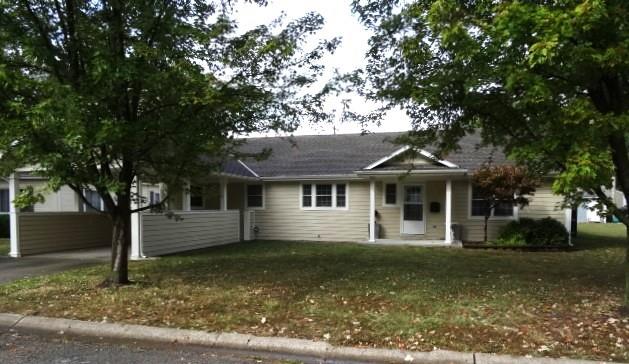 1575 sq. ft. remodeled to studs in 2013. 3 BR, 2 BA, wood floors in Great Room/Dining Area/Kitchen. Carpet in Bedrooms, Ceramic tile in laundry area and both baths. Kitchen was designed with the cook in mind with lots of cabinets and counter space. Granite counters, all stainless appliances, Island with eating bar on one side, white subway tile backsplash. Around the corner is a fun area that could be a Coffee Bar or Butler's pantry. Coming in the front from a covered concrete porch into a spacious living areas with built in book cases. Recessed lights throughout whole house. Master Suite includes a walk-in closet, pocket door from the hall to the spacious laundry area.(this area has above and below cabinets---lots of storage. Window in this room. Another pocket door into the bathroom with stained cabinetry, solid surface counter, walk-in ceramic shower, ceramic floor, window, another pocket door into the stool area with linen storage. Master BR has east and west windows, ceiling fans, and  French doors out to a wood deck. Crown Molding in Master, Kitchen & Great Room. 2 other Bedrooms have carpet floors & ceiling fans. 2 Bedrooms share a full bath. Lots of storage cabinets, shower over tub, ceramic tile floor, window. Utility room has the 200 amp breaker box, door leading to crawl space under house, gas water heater and gas furnace. Very fancy carport with electric outlets & concrete floor, sidewalk to front door. Wood fence around the back yard. 14x18 (2) story lawn bld. It has its own 100 amp breaker box, pull down down stairs to 2nd floor. Siding on the house is Concrete Board, Thermal Windows, Take a look you will not be disappointed.