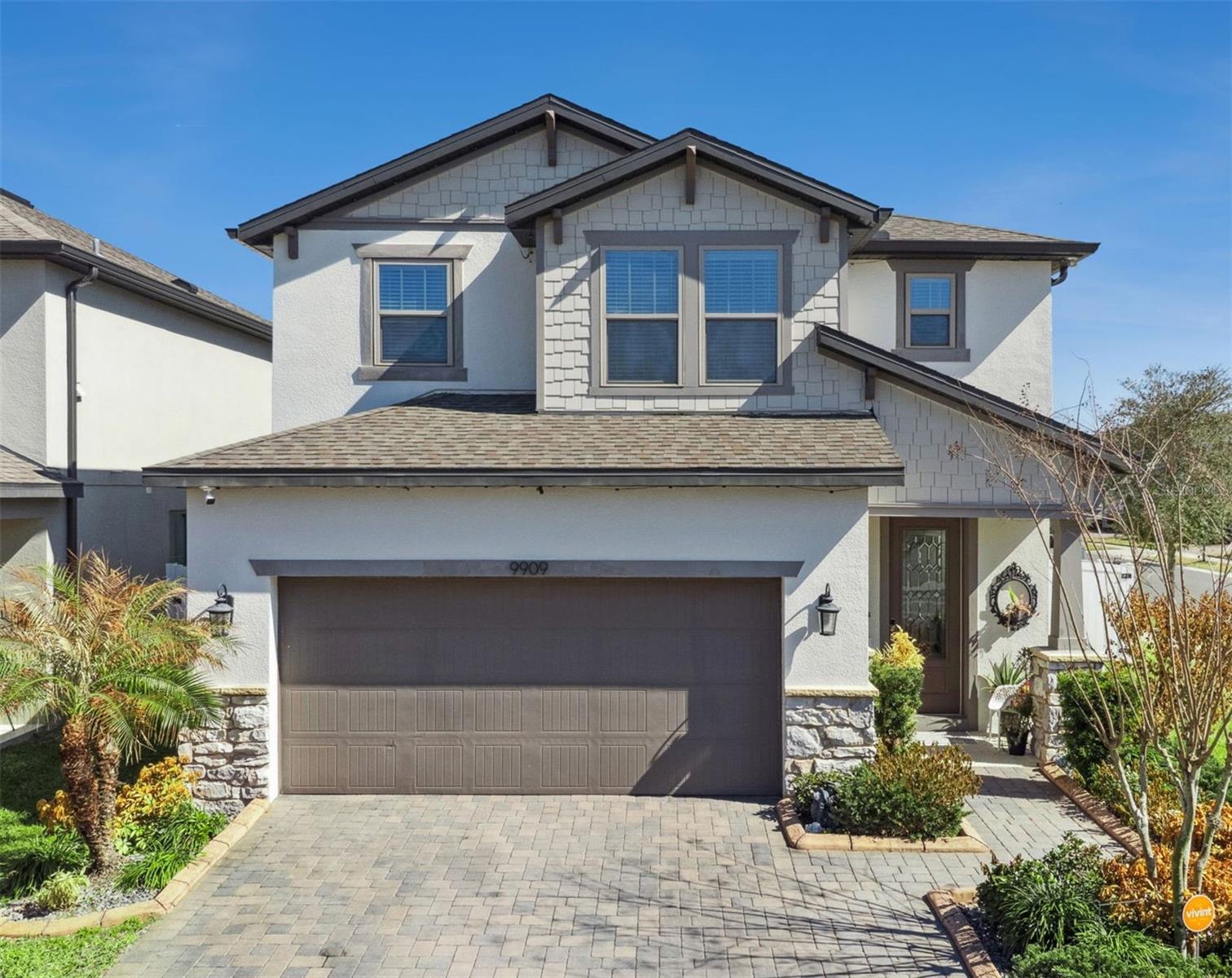 Under contract-accepting backup offers. Welcome to your dream modern retreat! This stunning 4-bedroom, 3-bath corner home offers a sleek (Built in 2021), fully equipped design with an impressive array of high-end upgrades throughout the home. Step outside to your private oasis featuring a sparkling pool and expansive outdoor kitchen perfect for year-round entertaining and unforgettable family & friends gatherings.Situated in a prime location with quick highway access and just minutes from top restaurants, supermarkets, shopping, and everyday conveniences, this home combines luxury, space, and an unbeatable convenience..