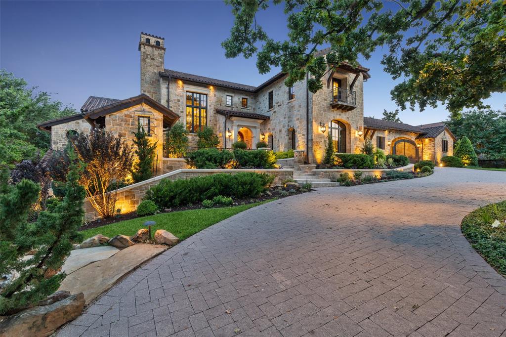Majestic European Style Masterpiece, is an elevated Estate property in the highly desired guard gated community, Vaquero. Crafted in collaboration w C A Nelson Architecture Group & Cary Hy Custom Homes, this home is a harmonious blend of opulence & sophistication. A dreamy 6 bedroom estate boasts an abundance of natural stone & marble, walnut flooring, detailed ceilings, Fine Art Lighting & so much more! Designed for grande-scale entertaining & family living, this estate has it all! This Estate showcases an elevator w access to 3 levels, wine cellar, game room, multiple bars, media room, exercise room, 5 car garage, & golf cart garage! A stunning kitchen w designer finishes opens to a luxurious living area w a Crema marble fireplace on a wall of lueders 24 ft glass & metal sliding doors w spectacular views. Indulge in a resort-style Claffey pool w slated waterfall, relaxing spa, covered patio w outdoor kitchen, & private outdoor lounge w custom fireplace & loggia.