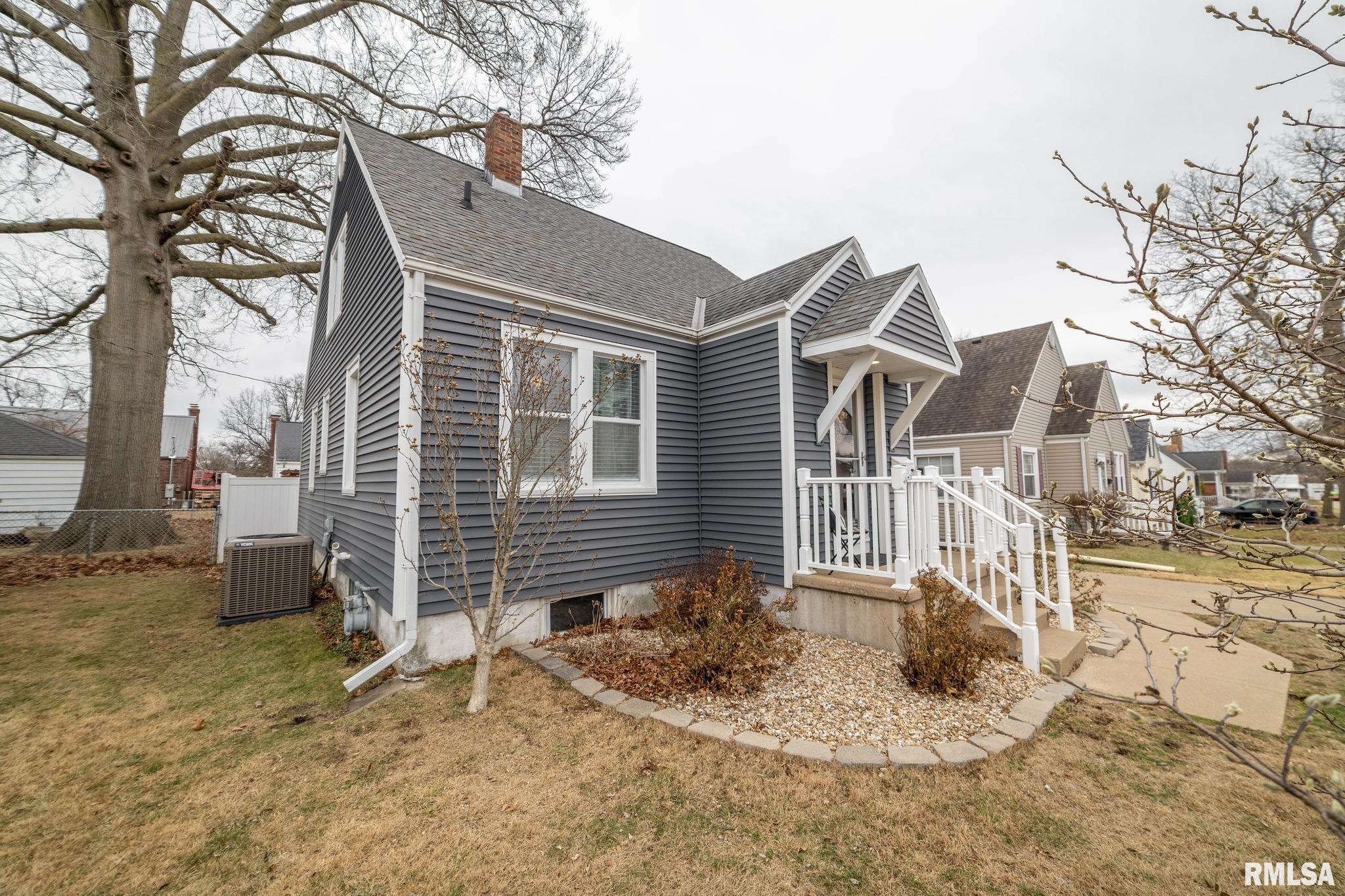 Pride of ownership is truly an understatement in this adorable and character-filled 3-bedroom, 2-bath home. Neat as a pin and lovingly maintained, this home features original hardwood floors that add warmth and timeless charm throughout. The spacious second floor offers a large private primary suite, creating a comfortable retreat with great separation from the main living areas. Enjoy outdoor living with both a covered back porch and a patio overlooking the privacy-fenced backyard—perfect for relaxing or entertaining. A detached garage adds convenience and storage. All of this is tucked into a quiet yet convenient location close to everyday amenities. Sale subject to seller securing housing.