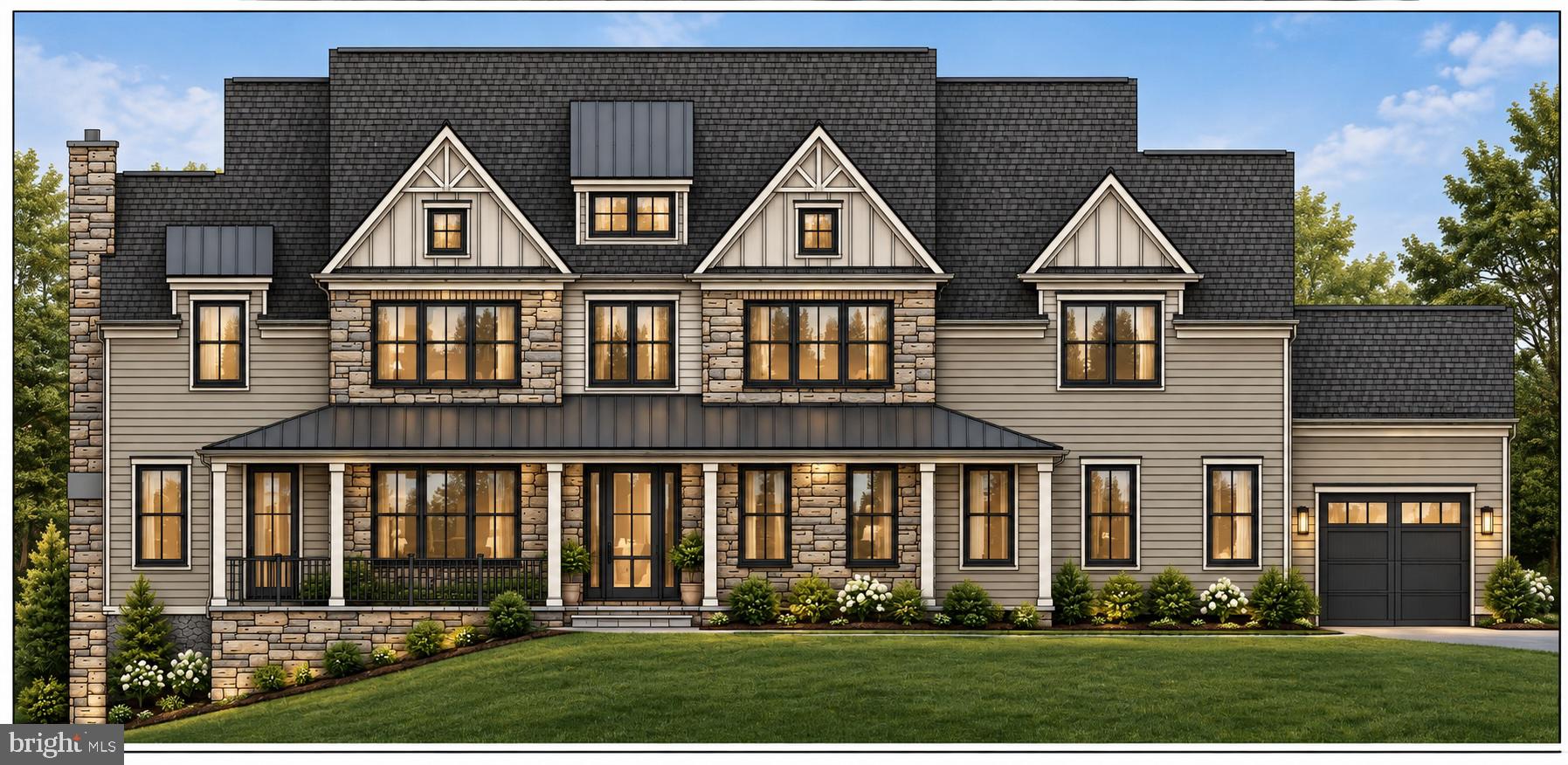 An exceptional opportunity to create a custom home tailored to your vision. This to-be-built residence offers the rare ability to personalize the elevation, floor plan, and finishes, creating a home thoughtfully designed around the way you live. To be built by eBuild Construction, a highly regarded local builder known for quality craftsmanship and attention to detail, the proposed home offers approximately 5,000 square feet of above-grade living space with five bedrooms, four full and two half bathrooms, and a three-car garage.A bluestone front porch welcomes you into a thoughtfully designed main level where timeless architectural details are woven throughout. The family room is anchored by a gas fireplace and coffered ceiling, while the formal living room offers a second fireplace and detailed crown molding. A private home office and formal dining room are elevated by two-piece crown molding and shaker-style wainscoting, bringing a tailored finish to the more traditional spaces of the home.Designed as the heart of the home, the custom kitchen will feature panel-ready appliances and flow seamlessly into the morning room for casual everyday dining. A butler’s pantry and wet bar create a natural connection to the formal dining room and make entertaining effortless, while direct access from the kitchen to the rear deck extends the living space outdoors.The second level is centered around a spacious owner’s suite, joined by four additional bedrooms, three additional full bathrooms, and a conveniently located laundry room—providing ample space and flexibility for family, guests, and everyday life.With construction yet to begin, buyers have a unique opportunity to make this home distinctly their own. From the exterior elevation and floor plan to finishes and available upgrades, there is still time to personalize the details and bring your vision to life.