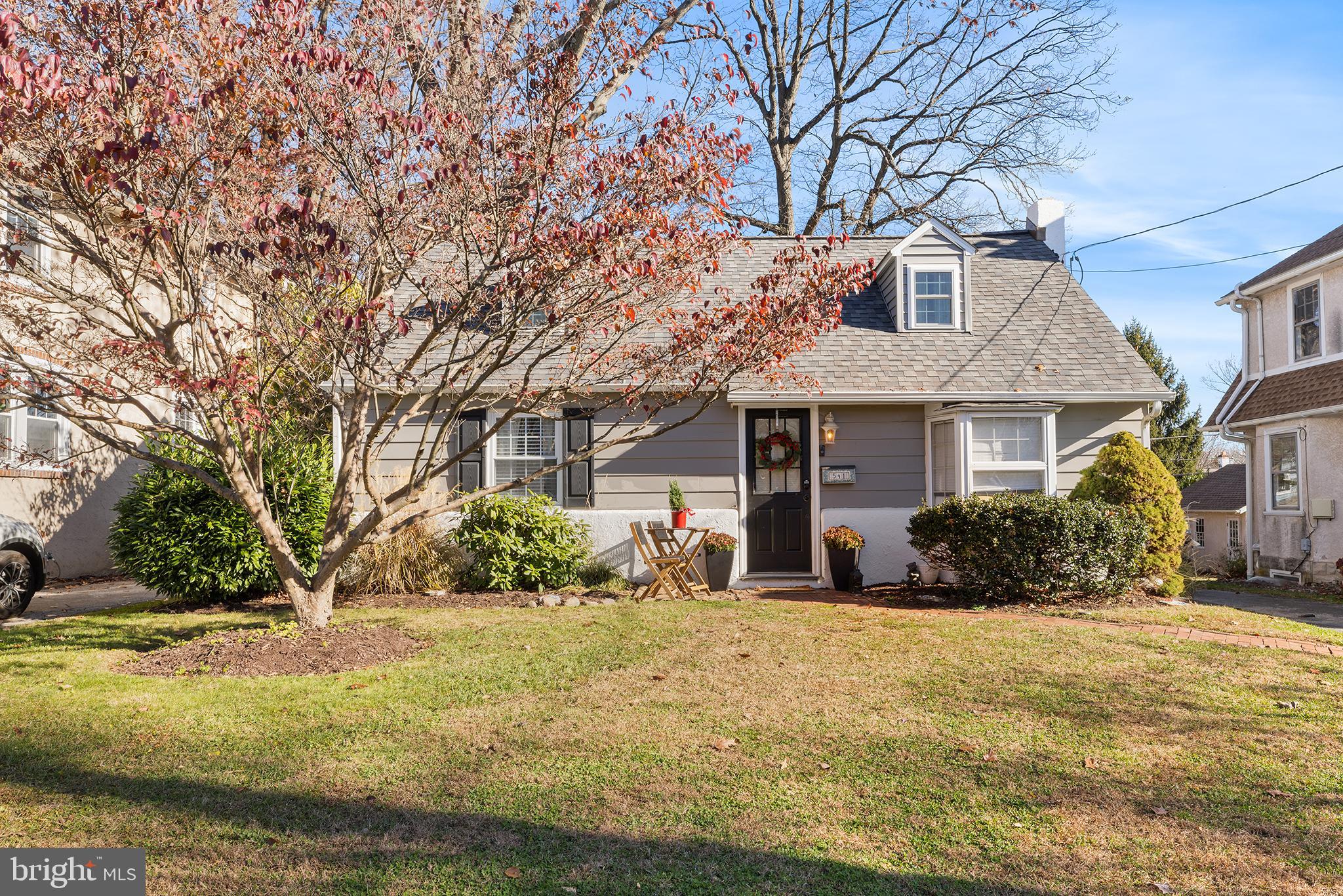 Welcome home 541 Woodside Ave...a Charming Cape Cod home nestled in the heart of Berwyn on one of its most desirable streets. This three-bedroom residence welcomes you with a warm, sun-filled living room featuring beautiful flooring and recessed lighting. The updated eat-in kitchen shines with new quartz countertops, stainless steel appliances, stylish cabinetry, and glass sliders that open onto a spacious deck—perfect for outdoor dining and relaxation. The main level offers a first-floor primary bedroom, a second bedroom that can double as a den or home office, and a bright, updated full bath. Upstairs, you’ll find a third bedroom with a walk-in closet plus an additional space ideal for an office, reading nook, or playroom. Laundry is conveniently located on the lower level. Outside, professionally designed landscaping, lush perennials, and an expansive fenced yard create an inviting private oasis. Enjoy walkability to the Easttown Library, Clay’s Bakery, the Berwyn train station, Berwyn Tavern, and more—all within the award-winning Tredyffrin-Easttown School District. Welcome HomeWelcome Home.