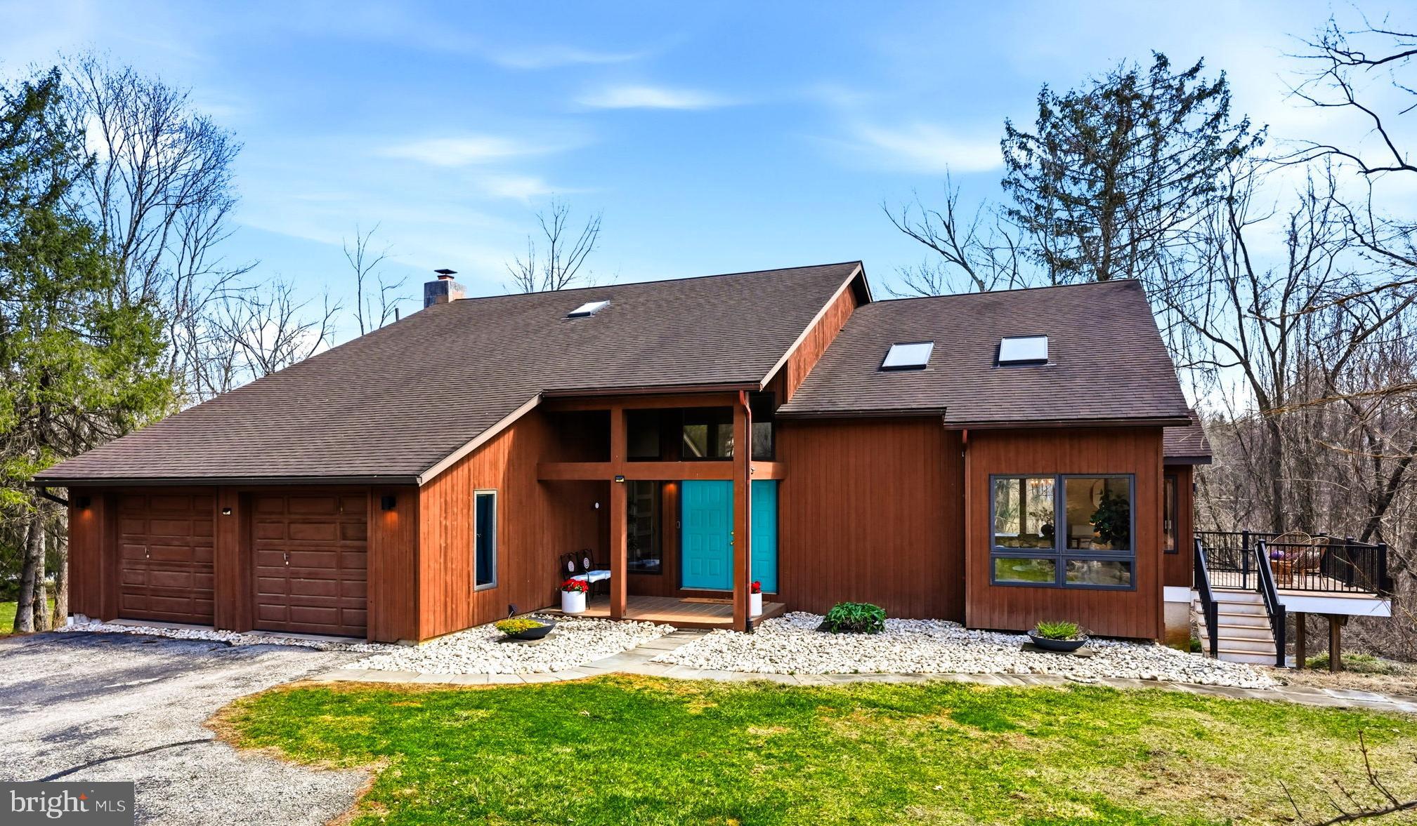 Set on a .64-acre lot with direct access to the Uwchlan Trail, this contemporary home at 104 Kinston Lane provides nearly 3,900 square feet of flexible living space designed for everyday living, entertaining, and multigenerational needs.The main level features an open kitchen and dining area with multiple gathering spaces, along with access to two decks and a backyard patio overlooking the spacious yard. Upstairs, the primary suite with private bath is complemented by three additional bedrooms and a hall bathroom. The finished walkout basement adds a recreation area, fifth bedroom, full bath and wetbar/kitchenette, ideal for an in-law or guest suite, a home office, gym, or flex space.Recent updates include new HVAC (2024), new water heater (2022), zoned heating and cooling on all three levels, improved insulation, and new hardwood flooring on the main level and staircase (2025). While offering quick access to Route 100, the PA Turnpike, Exton, Chester Springs, King of Prussia, and Philadelphia, the home also enjoys a true neighborhood setting with a short walk to Shamona Creek Park  and playground and also direct connections to the Uwchlan and Struble Trails. Not to be missed, the Marsh Creek is just a short 5 minute drive away. Located in the Downingtown Area School District, the property feeds into highly regarded Shamona Creek Elementary School.  For buyers looking for Chester County homes with trail access, flexible space, and convenient commuter routes, 104 Kinston Ln offers a unique combination of location, lifestyle, and versatility.