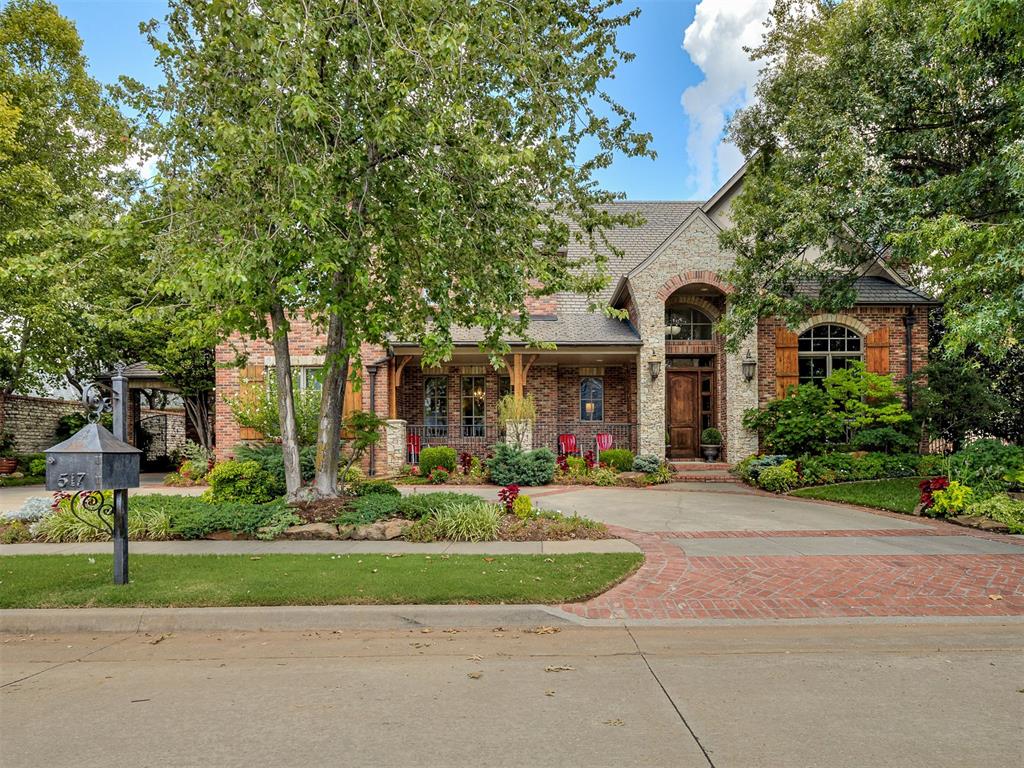 Discover an unparalleled living experience at 517 Flint Ridge Drive, located in the popular NW Norman community of Brookhaven. Built in 2004, this single-family residence stands as a testament to luxury, presenting a home in great condition with amazing design and crafted from top-tier materials. The heart of this home is undoubtedly its kitchen, a culinary haven equipped with high-end stainless-steel appliances, including a double oven and wet ice maker. A central island and built-in microwave complete this sophisticated space, designed for both everyday living and grand entertaining. Indulge in the comfort of a meticulously designed bathroom, featuring two sinks and a walk-in shower with multiple shower heads, offering a spa-like experience within your own home. The safe room is built within the main closet for your peace of mind! The upper media room comes with gaming monitors, a big screen, and personal stage for your resident aspiring singer/actress!! Beyond the interior, an attached garage provides six generous spaces. The private yard beckons with an outdoor dining area and a fully equipped outdoor kitchen, ideal for alfresco gatherings. A private pool offers a refreshing escape, complemented by a patio and a porch for relaxation. The property comes with 2 lots, allowing for the option of added green space or sale of the vacant lot. Within the community, a playground/ballpark offers recreational opportunities. This residence offers an exceptional opportunity to embrace a lifestyle of comfort and sophistication. Owner licensed.
