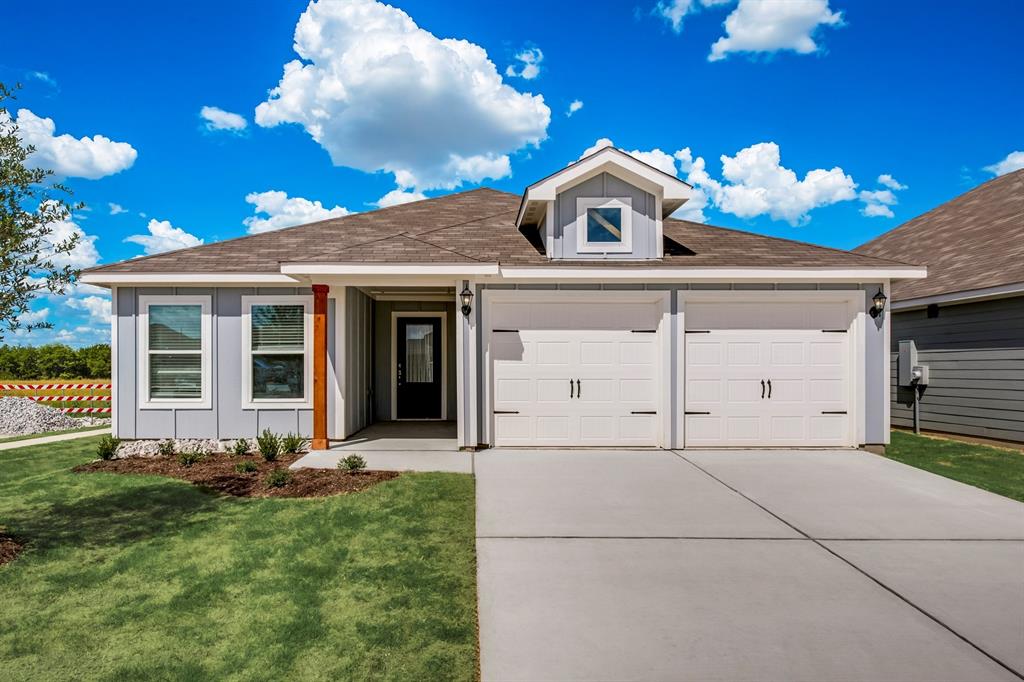 Make first impressions count with this beautiful, new-construction home in Fort Worth. This single-story, three-bedroom, two-bath home is bursting with character. The heart of the home is open to the family room and dining room, creating the ideal entertainment area. The master suite is the perfect place to retreat to, with peaceful backyard views, an en-suite bathroom and a walk-in closet. Homebuyers will appreciate the array of stunning upgrades that come included with the home. Granite countertops, energy-efficient kitchen appliances, luxury vinyl-plank flooring, a Wi-Fi-enabled garage door opener and many more are included at no extra cost to you!
