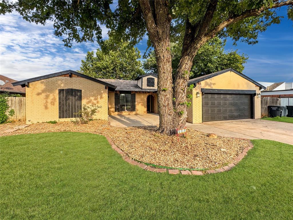 This true four bed, 2 bath home has been given a top-to-bottom refresh and it shows the moment you walk in. The main living areas feature durable, high-end LVP flooring, while the bedrooms have brand-new carpet for a softer touch. Fresh paint runs throughout the interior -including ceilings and most woodwork- and continues outside with new siding on much of the exterior for a crisp look.

The kitchen and both baths offer granite countertops and retiled showers, with updated tile floors in the baths and laundry. A gorgeous custom makeup vanity was added to the hall bath for extra function. Natural light streams in through new sliding glass doors, and nearly all of the lighting fixtures have been updated for a bright, modern feel.

Behind the scenes, the electrical panel has been upgraded, new GFCIs installed, and all outlets replaced for a clean look. The dishwasher is updated as well, and the water heater was replaced around 2018 for peace of mind.

With all of these upgrades already done, this Moore home is move-in ready and waiting for its next owners to enjoy. Schedule your showing today to see everything it offers.  Agent is partial owner.
