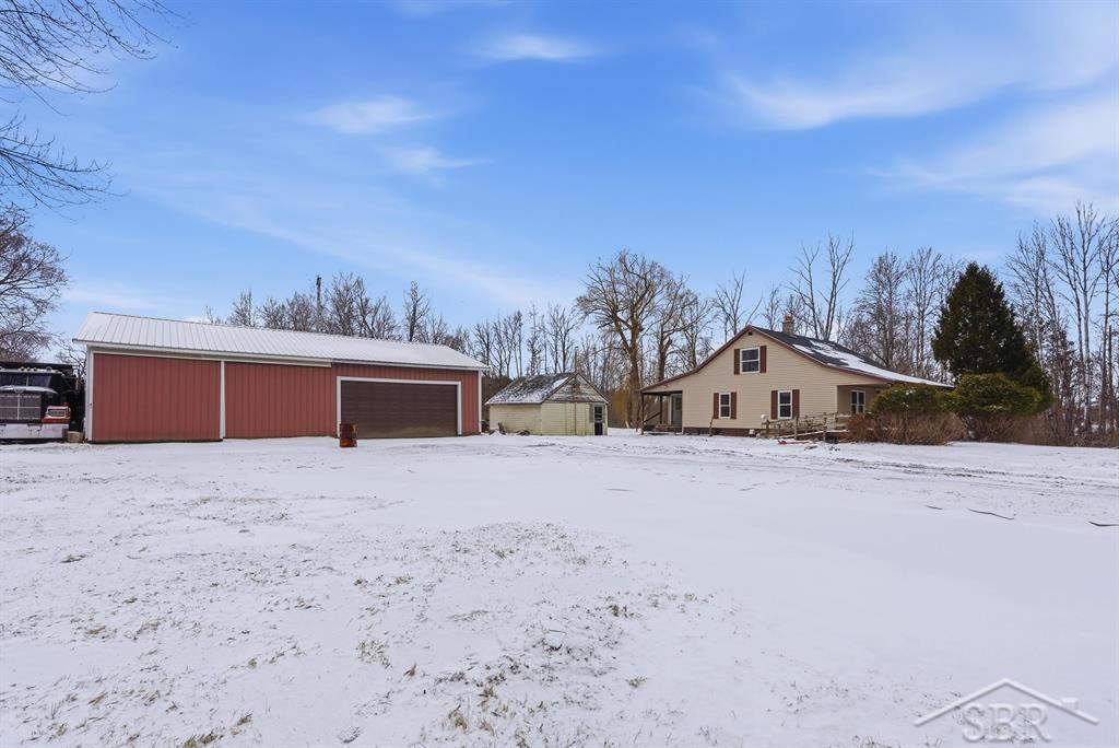 Welcome to West Knox.  This is the perfect blend of country charm with modern updates! This 1,700 sq ft story-and-a-half farmhouse sits on a beautiful 17-acre parcel, offering space, privacy, and endless possibilities. Whether you are looking to hunt or simply having space to roam around this is the home for you. Inside, you will find fresh paint throughout and brand-new carpet, making this home move-in ready. The spacious kitchen features ample cabinetry and a dedicated dining area, ideal for gatherings and everyday meals. The main floor offers a convenient first-floor bedroom, while two additional bedrooms upstairs provide comfortable living space along with abundant storage throughout the home. The 30x60 pole barn adds convenience for additional storage protected from the elements. Dont hesitate and schedule your showing today. With a little TLC you can make this home into your dream escape while being only minutes from the city of Beaverton.