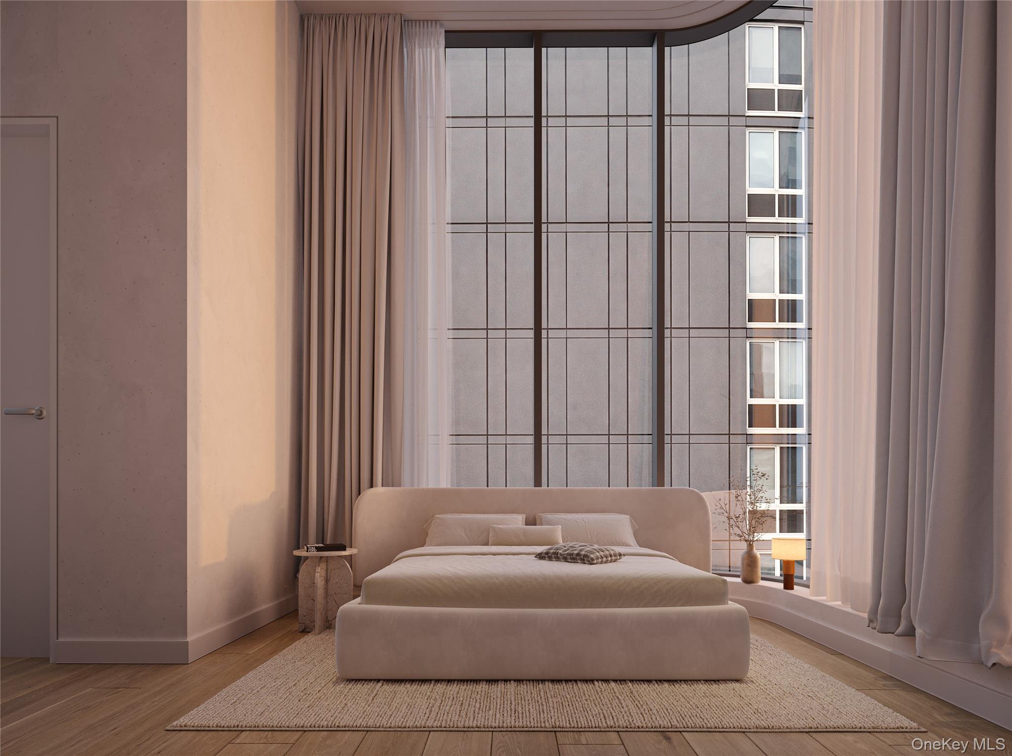 The Icon — Newest Development In LIC Unit 7A is a well-designed 2-bedroom, 2-bathroom residence offering a thoughtfully laid-out living space. The residence features warm wood tones, wide-plank oak flooring, refined stone finishes, smart lock keyless entry, and soaring 11 ceilings, creating a comfortable and modern living environment. The modern kitchen is equipped with built-in Bosch appliances, including an electric induction stove, refrigerator, oven, and dishwasher, complemented by marble countertops, custom LED wood cabinetry, and a fully vented kitchen hood. A Bosch stacked washer and dryer is also included in the unit. The bathroom features high-end Kohler fixtures, radiant heated floors, oversized porcelain tile, and custom vanity mirrors, delivering a clean and modern design. Located in a boutique building with just 39 residences, The Icon offers a curated selection of amenities, including outdoor recreation area, fitness center, resident lounge, bicycle storage, and a Latch virtual doorman system. The building is designed to provide both privacy and convenience. The location is ideal, surrounded by neighborhood dining, cafés, and daily essentials. With access to the E, G, M, R, N, W, and 7 subway lines, the building offers seamless connectivity to Manhattan, Queens, and Brooklyn, making it an excellent choice for both living and investment. The complete offering items are in an Offering Plan available from Sponsor. File No. CD250223. Sponsor: Central Realty LIC, LLC, 142-22 37th Avenue, 5th Floor, Flushing, New York 11354. Equal Housing Opportunity