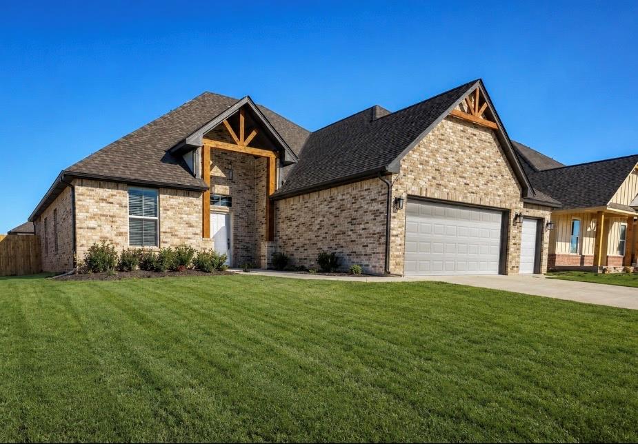 Beautiful 5-bedroom, 3-bath home in a desirable Norman location featuring a flexible floor plan and spacious 3-car garage. Upstairs bonus room includes a full bath and closet, making it ideal for a guest suite, office, game room, or additional bedroom. Open-concept living area offers abundant natural light, attractive finishes, fireplace, and great flow for entertaining. Kitchen features stainless steel appliances, island with sink, and ample workspace. Primary suite includes double vanities, walk-in shower, and generous storage. Fenced backyard with sprinkler system and remote garage access. Conveniently located just minutes from OU, shopping, dining, and more. Schedule your showing today