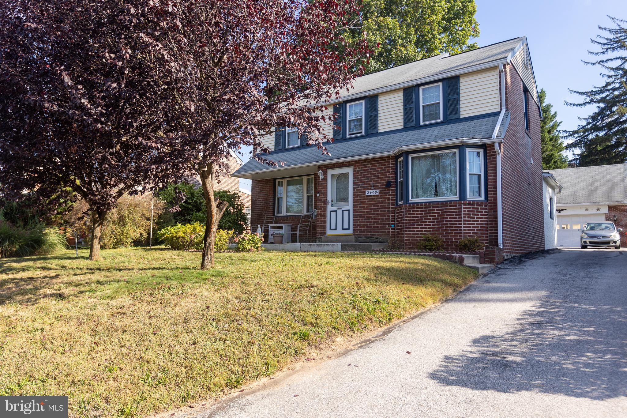 3 Bedroom, 3 Bath, Brick Single home located in Ardmore, Haverford Township. The FIRST FLOOR includes living rm, formal dining rm, eat-in kitchen, full bathroom, and laundry rm. SECOND Floor offers 3 Bedrooms and a full bathroom. FINISHED WALK-OUT BASEMENT with full bathroom w/ shower. WALK UP ATTIC for storage. Some of the features of this home include: covered front porch, new siding (2015), new windows (2015), new 200 Amp electric panel (2009), new gas heat and central air (2006), and a detached 2 car garage with second floor that can be used as an office. Close to public transportation, local parks, Chestnutwold School, and shopping.
