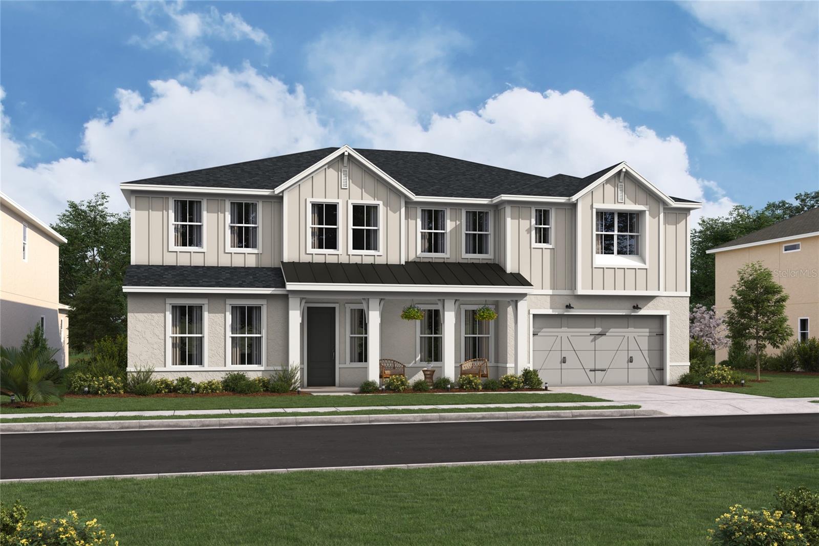 Under Construction. Welcome to this exquisite NEW Sacramento floor plan by K. Hovnanian Homes in Eden Preserve in the unbeatable location of Altamonte Springs. This home features an Extra Suite Plus with kitchenette that is perfect for multigenerational families. A paver driveway leads to the 3-car tandem garage offering ample room for longer SUV, truck, or boat. Once into the home you are greeted to a volume 2 storyceiling and expansive living spaces. The gourmet kitchen in our designer curated Farmhouse LOOK is beautifully appointed with GE Professional Café appliances, walk in pantry, wall oven and microwave including, apron sink, and quartz counters. The great room boasts 2 story volume ceilings with oversized windows and 16’ sliding glass door that gives the space an abundance of natural light. The 2nd floor of this home features a private primary suite completes with dual walk-in closets and serene bath with dual vanities, freestanding tub, and shower. In addition, there are 3 oversized bedrooms with large closets. A home office, activity room, and loft provide lifestyle spaces ideal for working at home, home gym, or playroom. Designed to embrace Florida’s outdoor living, the spacious covered patio and backyard provide ample space for pool and outdoor activities. Eden Preserve is centrally located in Altamonte Springs, conveniently located to top rated Seminole County Schools, Shopping, and major highways. Don’t miss out on your limited chance to own in this boutique 17 homesite community.