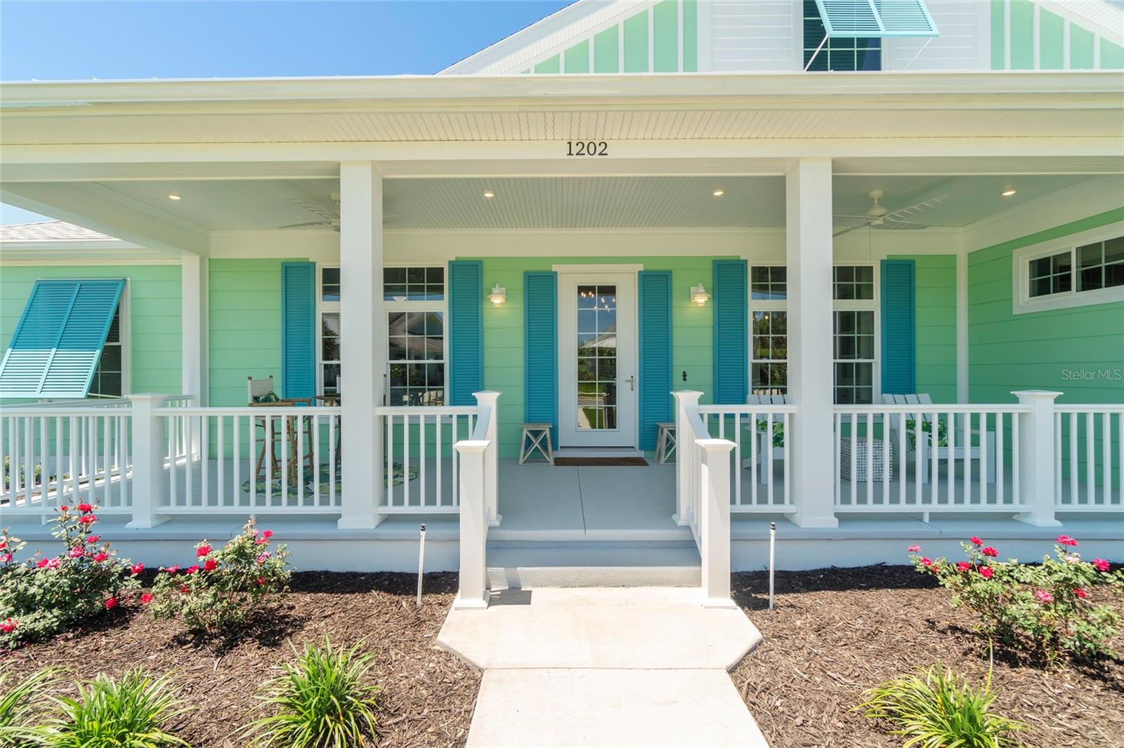 A Home That Speaks Your Language of Luxury. If your lifestyle demands excellence, this Duval model in Green Key Village rises to the occasion with bold design, expansive living space, and a host of high-end features. Boasting 4 bedrooms, 3.5 bathrooms, a versatile flex space, and an impressive 4,395 total square feet, this home is tailored for those who love to entertain, host extended family, or simply indulge in everyday luxury.

Step into a grand interior where tongue & groove wood ceilings with exposed beams, a linear gas fireplace with stacked stone surround, and custom twin built-ins set the stage for stylish living. The chef’s kitchen is a showstopper with shutter-style maple cabinetry, Cambria quartz countertops, a cast iron farm sink, and top-of-the-line appliances, including a wine and beverage cooler. Every interior door is 8’ tall solid core, and the luxury plumbing and lighting fixtures elevate each space. The owner’s retreat is a private sanctuary featuring French doors that open to a serene lanai, remote-controlled silhouette and blackout shades, and a spa-inspired bathroom with a massive luxury shower. Additional comforts include dual water heaters, a whole-home water softening system, epoxy-finished garage flooring, and pre-wired outdoor surround sound. Outside, this home truly shines with a resort-style pool (2023) featuring a lap lane, sun shelf, and XL flush spa, all enclosed by a picture-frame screen cage and surrounded by lush, tropical landscaping with a French drain system. Entertain year-round at the custom Blaze Professional Series outdoor kitchen complete with infrared burner, rotisserie, side burners, ice maker, refrigerator, and sink all powered by an in-ground propane system. Enjoy evenings around the sunken firepit with built-in seating, and celebrate the seasons with custom roofline holiday lighting.

 SOLAR-POWERED FREEDOM Built with sustainability and durability in mind, this home includes a solar array system offering little to no energy bills, 2x6 frame construction with spray foam insulation, 40-year CertainTeed architectural shingles, insulated garage doors, and plantation and Bahama shutters on the front elevation.This home’s state-of-the-art solar system generates more energy than it uses — keeping the average electric bill less than $50 / month. A 20 kW whole-home battery backup keeps life running smoothly through any outage, powering your A/C, heat, and appliances even if the grid goes down. True independence, year-round comfort.

Life at Green Key means being part of a vibrant, close-knit community. Enjoy monthly socials, pool parties, game nights, book clubs, and ladies’ luncheons, plus two big annual celebrations hosted by the neighborhood’s Social Committee. There’s always something happening and new friends to meet. RESORT-STYLE AMENITIES include a zero-entry pool, pickleball and basketball courts, a dog park, fire pit lounge area, and community garden — everything you need to relax, recharge, or play the day away.

Schedule your private tour today, your slice of paradise awaits!