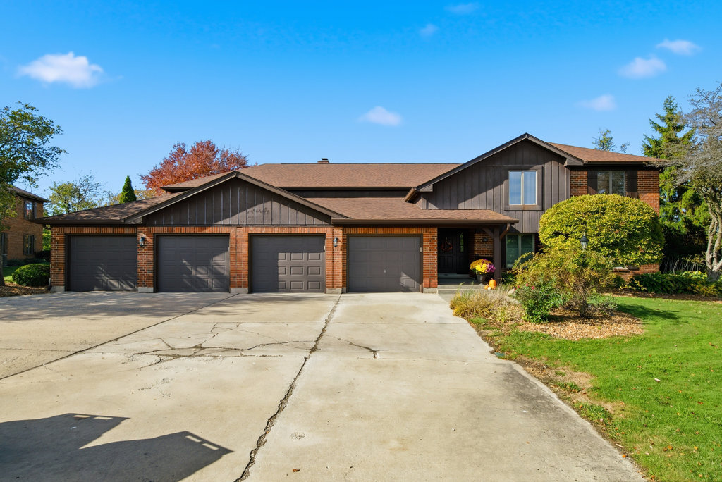 This exceptional, light and bright 3 bedroom, 2 full bath condo is situated in the highly sought after Prestwick Country Club Village, on the 13th Fairway, offering a unique blend of meticulous maintenance, timeless updates, and stunning views of the golf course. A cozy living room with a fireplace and sliding glass doors invites abundant natural light and remarkable landscape views. The eat-in kitchen connects to an enclosed balcony, offering a serene retreat to unwind and enjoy the scenery. The expansive primary bedroom is highlighted by an en-suite and large closet. Two additional spacious bedrooms and a completely renovated hall bathroom, including a tub and tile surround, floor tile, vanity, mirror, toilet, and fixtures, complete the living space. The added convenience of in-unit laundry and utility room enhance the suitable and deluxe touches throughout the condo. A single car attached garage and storage room are complemented by an additional single detached garage, providing ample storage and space. Perfectly placed near entertainment, dining, interstate access and schools recognized for academic excellence, this is one you don't want to miss. Schedule your private showing today!