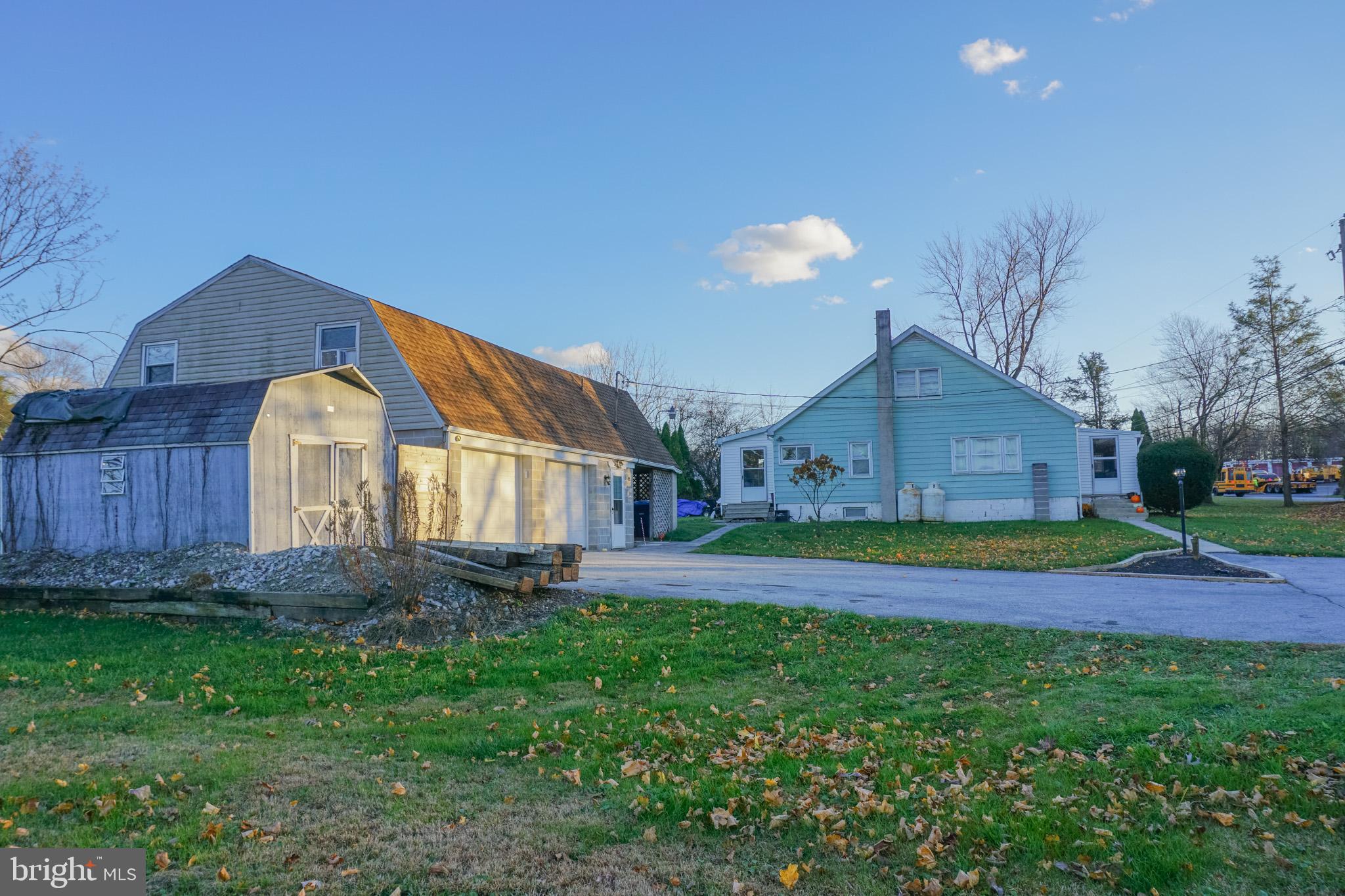 Fantastic multi-unit opportunity featuring a charming Cape Cod home plus a detached garage with a fully finished apartment above. The main home offers 3 bedrooms and 1 bath, with the primary bedroom on the first floor, a spacious living room, large eat-in kitchen, and a separate laundry area leading to a workshop or craft room. Two additional bedrooms are located on the second floor.The detached 2-car garage includes an upper-level apartment—perfect for generating rental income, hosting guests, or creating a private home office. A generous driveway provides ample off-street parking for multiple occupants.Whether you're an investor seeking strong rental potential or a buyer looking to offset housing costs, this property offers exceptional versatility. Currently tenant-occupied.