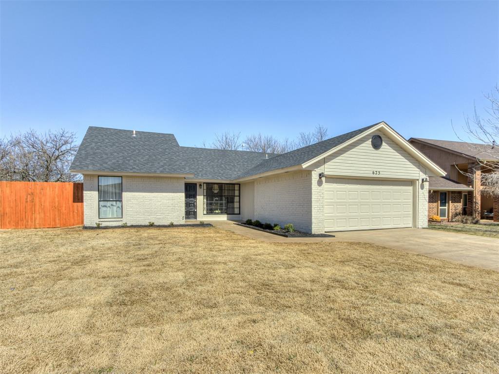 Take a look at this beauty in Moore!  Newly updated home in Moore features new roof and windows. Fresh paint inside and out. New wood look tile and carpet throughout. Updated primary shower tile, new quartz countertops in both bathrooms and kitchen, backsplash tile, light fixtures, Hvac, and faucets. Home has a wonderful open layout with a sliding door leading to the backyard. Home is close to all major highways, shopping, and dining Moore has to offer!