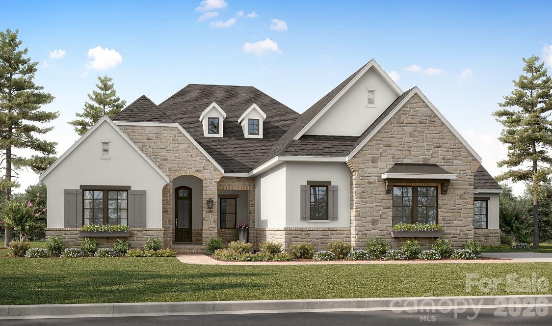 Updated 10/9/2026 to reflect actual home being built, a French Cottage Montecito Floorplan. There are 3 more opportunities remaining in this location – see MLS#4431702 as a proposed floorplan.  Come build and customize your dream home at Weddington Grove sitting on 2 acre homesites, in the sought after Weddington school district.  Enjoy building a luxury home with an exceptional process and peace of mind to know your complete home price. You choose your home, choose from multiple inspiring floorplans, then customize them. Homes come very well appointed,  plenty of space for your future pool, generous landscaping package and also include $40k to put towards Design finishes. Happy to walk the lots with you and price out the home you want to build.  Tour Models 7 days a week in Stephens Farm in Huntersville, South Charlotte Enclave at McKee and Riverchase Estates in Lancaster.