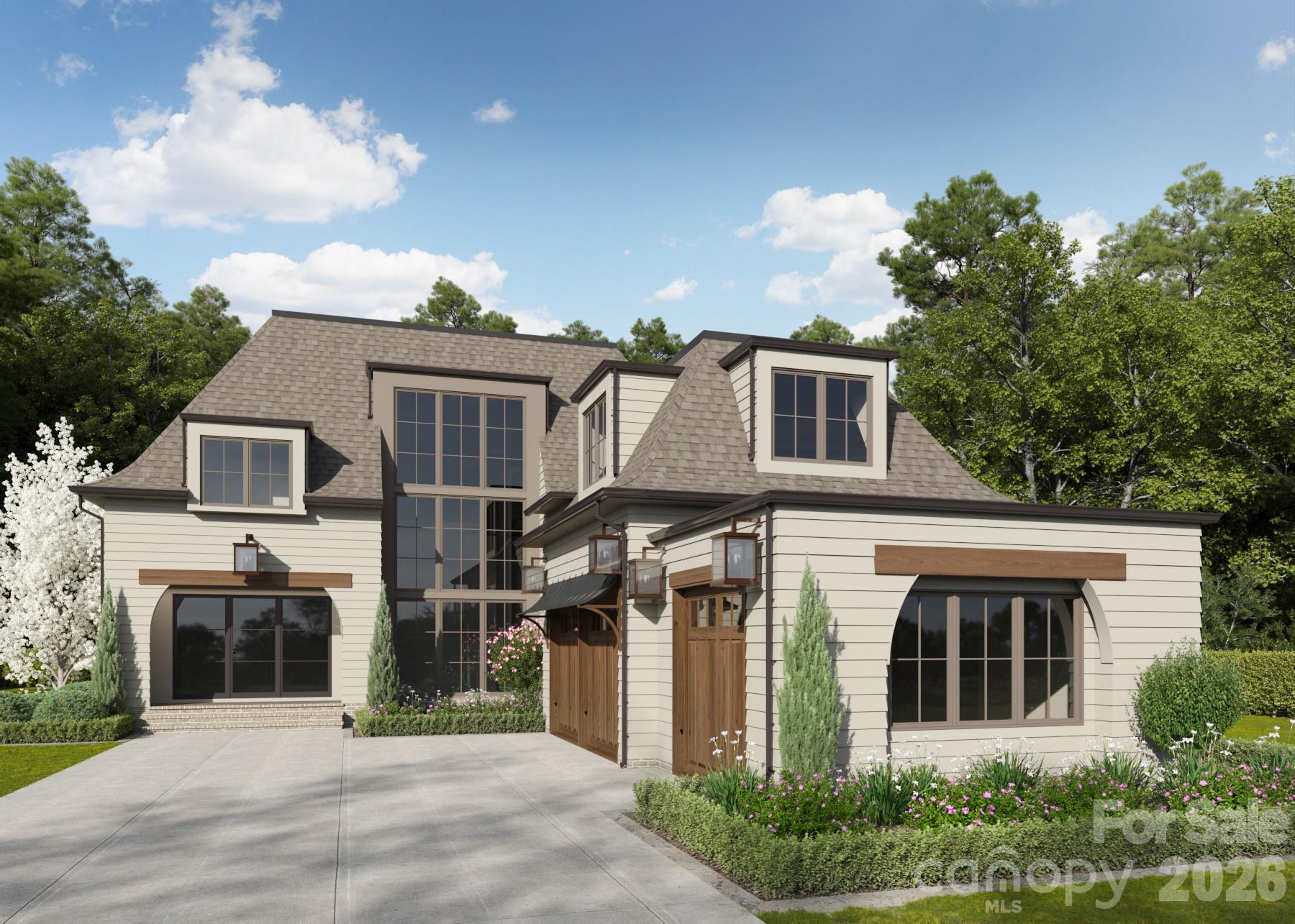 Introducing The Enclave at Alexander Road-An Exclusive 6-home Gated development offering privacy, luxury, & unmatched craftsmanship in one of the area’s most desirable locations. Each individual homesite is situated behind a gorgeous brick privacy wall and accessible by its own gated driveway entrance. This thoughtfully designed custom Linanne Home features our brand new Alley Gate plan with a fully finished Basement. The Alley Gate features a bright and open layout, spacious main-level primary suite, a culinary inspired Wolf and Sub-Zero kitchen package, huge kitchen scullery, and designer custom cabinetry. Additional highlights include a fully finished basement with a full guest suite and kitchenette, two covered rear terraces both with optional fireplaces, gorgeous white oak hardwood flooring and staircase, towering floor to ceiling windows flooding the main staircase with natural light, and an elegant trim package throughout. Energy Star Certified with a conditioned crawl space. Built with superior quality and timeless design that Linnane Homes is known for. Premier South Charlotte location located off the highly sought after Alexander Road area. Two homes are already sold and construction is well underway. Limited time left to customize your design selections. This home has been permitted and ready to go shaving critical time off of your custom home build.