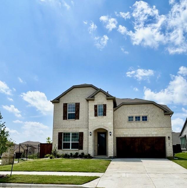 LENNAR - Legacy Hills - Moonstone with Media -This two-story home has a unique layout that is perfect for families who need space. There are two bedrooms on the first floor, including the owner’s suite in the back of the home and a smaller suite off the foyer. The open living space is beside the owner’s suite and has a back patio. Upstairs are two bedrooms and a versatile bonus room loft.Prices, dimensions and features may vary and are subject to change. Photos are for illustrative purposes only.