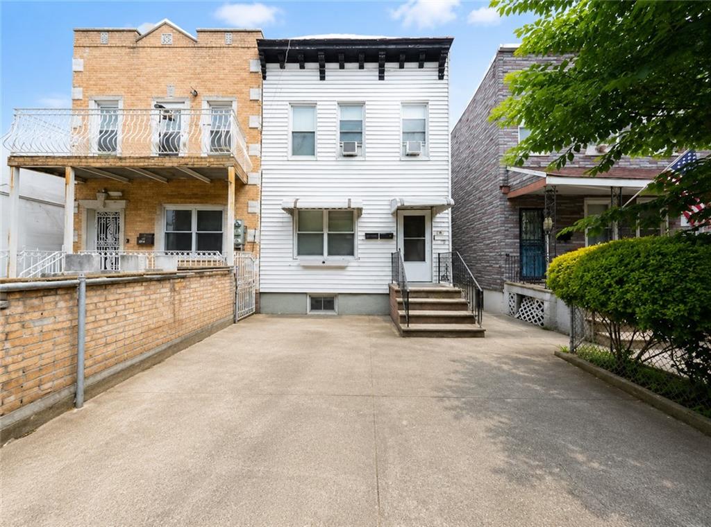 Introducing a great opportunity to own this 2-family semi-detached home. It sits on a big lot of 20’ X 116’,Building size 18’ X 32’. EXCELLENT CONDITION! It was renovated from bottom to top 4 years ago. Updated new kitchens/new bathrooms/ new floors, separated boiler and hot water heaters. 1st Floor features(VACANT): living room, diningroom/kitchen combo, 2 bedrooms, full bathroom. 2nd Floor(TENANT OCCUPIED): same layout as the first floor, as well as2 bedrooms with a full bathroom. The finished basement(VACANT) has a separate entrance from the side to the back yard.It’s a desirable neighborhood. Great location, minutes away from the R train, local/express bus station, quick and easyhighway access, plenty of restaurants with cuisines, cafes, stores, and shopping on 5th Ave. A short distance away fromthe park, playgrounds, tennis courts, basketball courts, and so much more. Great for the end-use and investment, WON’Tlast long.