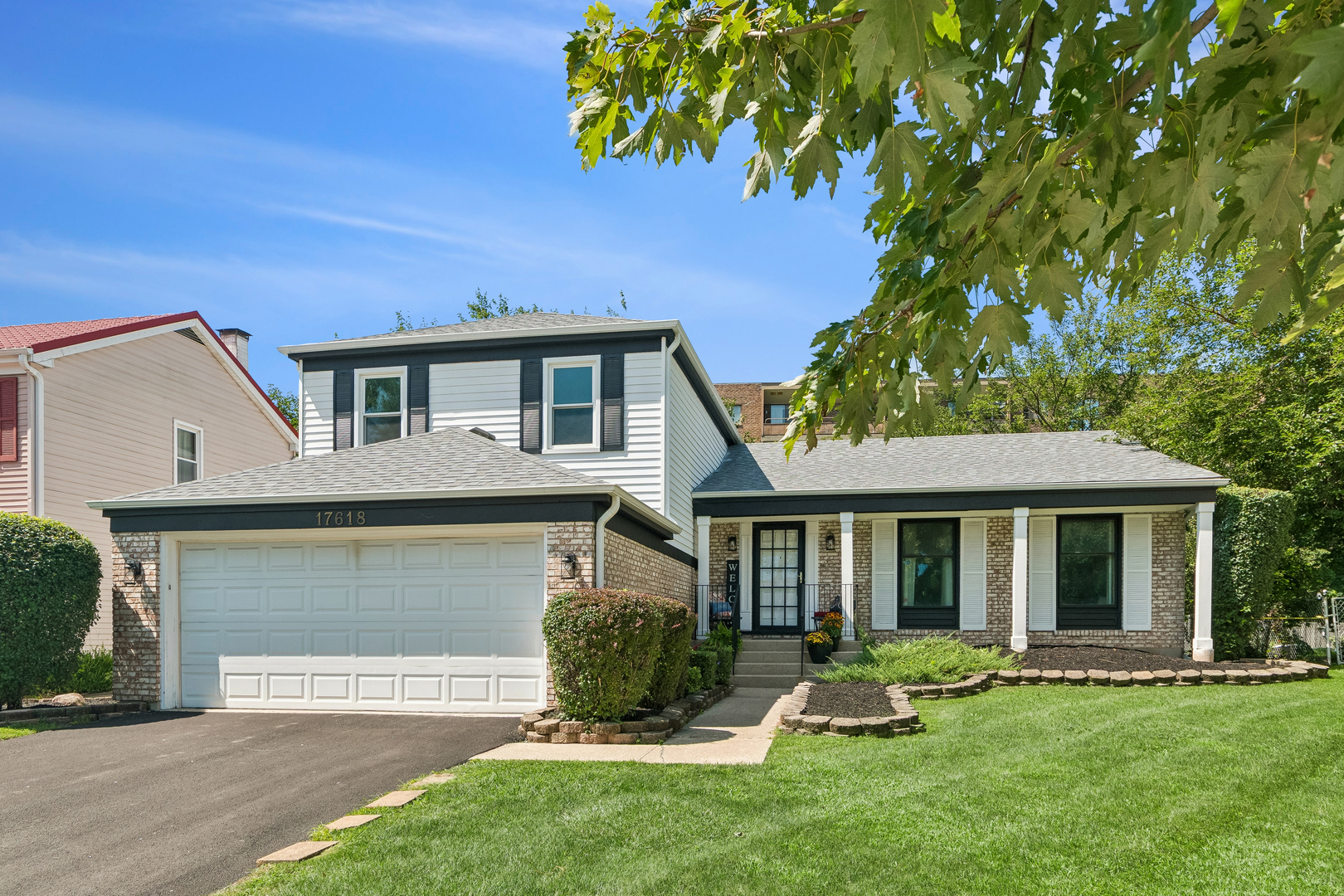 Beautifully refreshed 4-bedroom, 2.5-bath split-level offering approximately 2,200 square feet of living space, a flexible layout, and an impressive list of recent improvements. * Step inside to a bright, inviting interior with fresh neutral paint, new carpeting, and updated lighting throughout. * The kitchen features crisp white cabinetry, stainless steel appliances, new LVP flooring, and a sunny breakfast nook, with easy flow into the dining and living areas for everyday living and entertaining. * The spacious lower-level Family Room offers plenty of room to relax and features brand-new French doors opening to the 19x13 patio and large fenced backyard-creating a wonderful extension of the living space for outdoor dining and entertaining. * Upstairs, the generous Primary Suite includes a walk-in closet and private full bath, while two additional bedrooms and another full bath complete the upper level. * The lower level adds even more flexibility with a fourth bedroom that can easily flex as an office, hobby room, or guest space, along with a half bath, laundry area, and direct access to the attached 2-car garage. * Major 2026 improvements include new carpeting, kitchen flooring, sump pump, interior and exterior paint, light fixtures, French doors, dishwasher, and a brand-new asphalt driveway. Additional improvements include the furnace and central air (2024), roof and gutters (2023), refrigerator (2022), and second-floor windows (2019). * With approximately 2,200 square feet, comfortable living space inside, a generous fenced yard and patio outside, and many substantial improvements already completed, this move-in-ready home is offered at an exceptional value.