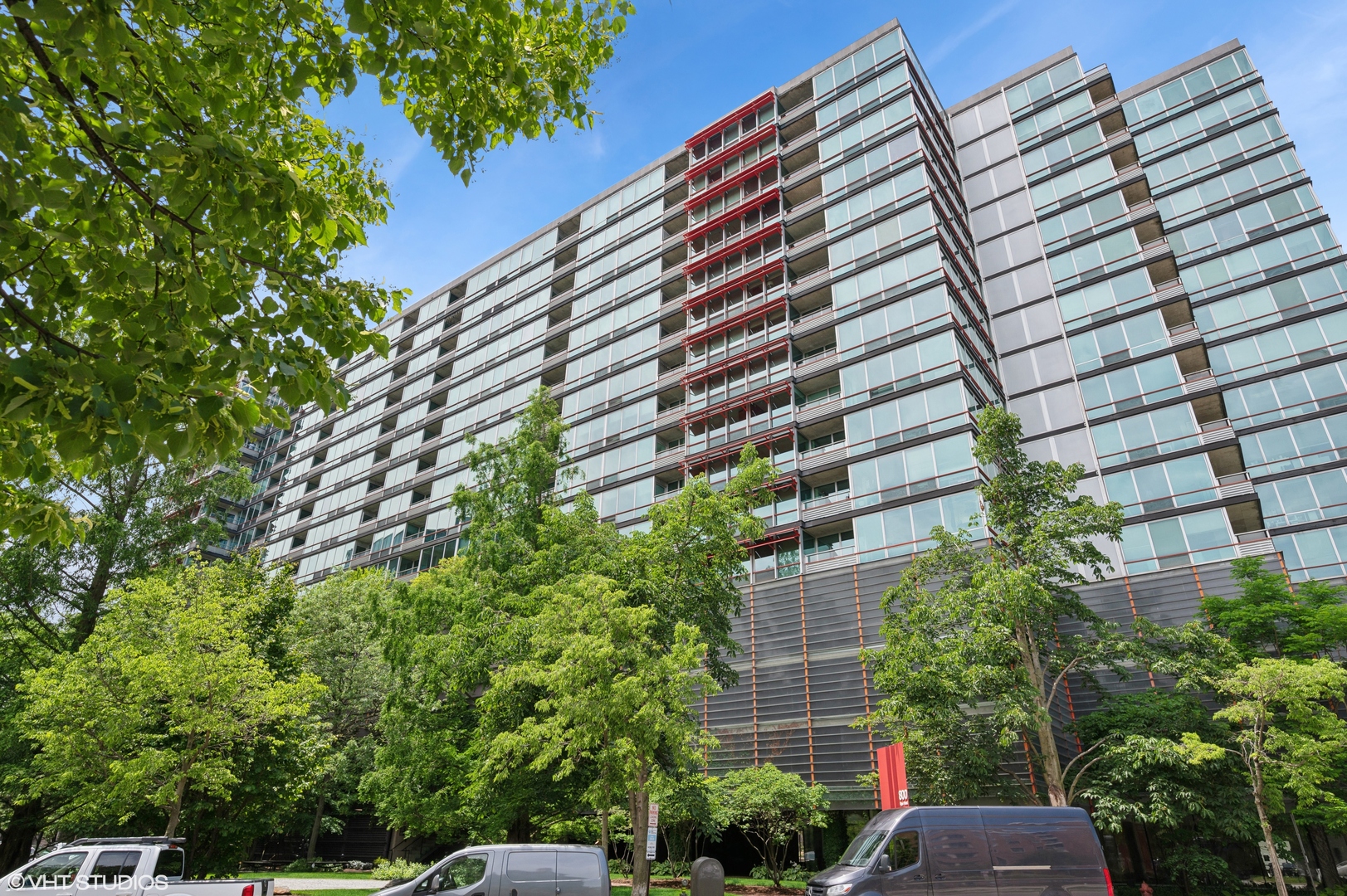 Spacious and sun-drenched, this west-facing 2-bedroom + den, 2-bath condo offers an open, airy layout ideal for modern living. The gourmet kitchen features granite countertops, crisp white cabinetry, and stainless steel appliances, with a separate dining room perfect for entertaining. Floor-to-ceiling windows in the living room flood the space with natural light and open to a private balcony. The king-size primary suite boasts a generous organized closet and an ensuite bath, while the second bedroom also includes a spacious closet. Bonus den is perfect for a nursery, office, workout area and more. Additional conveniences include in-unit laundry, storage locker.  1 exterior parking space is included and a second space is available for $15k. Enjoy full-service amenities in this well-managed building, including a 24-hour doorman, indoor pool, fitness center, and rooftop sundeck. Unbeatable Evanston location-just steps to the Metra, CTA, Northwestern University, the lakefront, and all the shops, dining, and culture downtown Evanston has to offer.