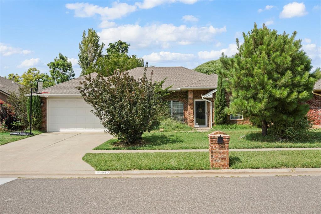 $3,000 PRICE DROP!! 
DONT MISS YOUR CHANCE 
This well-maintained Apple Valley home is move-in ready and waiting for its next owner! With attractive landscaping and a shaded welcoming front exterior, it sets a warm and inviting tone. Step inside to discover an open concept layout with soaring ceilings, hard surface flooring, and a cozy fireplace. The functional U-shaped kitchen includes breakfast bar seating and a spacious pantry. With 4 bedrooms, there’s plenty of space and flexibility for your needs! The primary suite features a double vanity and a large soaking tub for the ultimate relaxation experience! Most recent updates include a new water heater (07/17), appliances (05/18), roof covering (approximately 2018), and an above ground 12-person storm shelter located in the Garage (05/19). Step on outside to this fully fenced back yard which features two tall shade trees that anchor in the far corners, creating the perfect BBQ oasis under a beautiful pergola—ideal for relaxing or entertaining!!