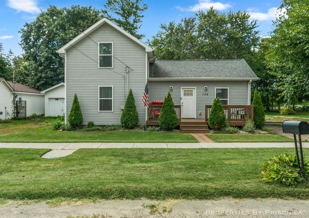 Completely remodeled in 2019 down to the studs, this 3-bed, 1-bath, 1,532 sq ft home in the heart of Sunfield features all new electrical, plumbing, windows, and more. Move-in ready living in a charming small-town setting.Seller has right to call highest and best - all offers due by 2pm on Monday, Sept. 15th.