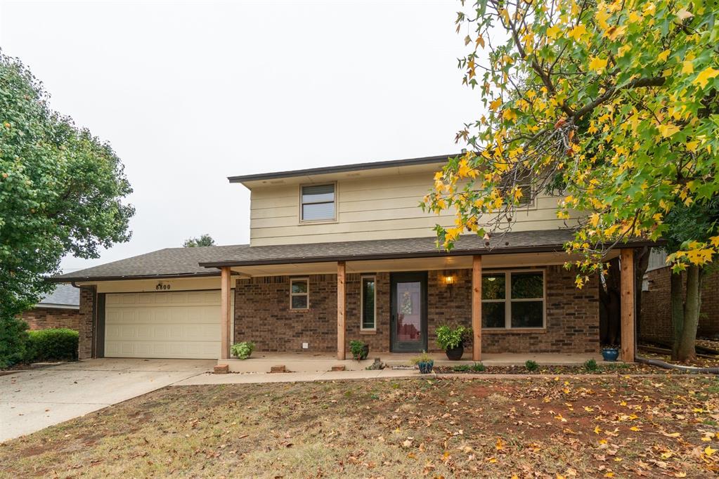 Welcome home to this spacious four bedroom, two and a half bath beauty in sought-after Rambling Acres! A welcoming front porch sets the tone for relaxed living, while the covered back patio is perfect for quiet mornings or evening get-togethers. Inside you will find generous living areas, ideal for entertaining or family time! The well appointed kitchen offers plenty of cabinet space, and the refrigerator, washer, and dryer may remain with an acceptable offer - making this home truly move-in ready! Storage solutions are abundant in this build  with large closets and built in cabinetry. The bathrooms have been renovated in recent years blending fresh style with every day function. The two-car garage provides ample storage and parking. Thoughtfully maintained and priced to sell, this Rambling Acres gem offers comfort, updates, and room to grow. Schedule your showing today and see the difference care and space can make!