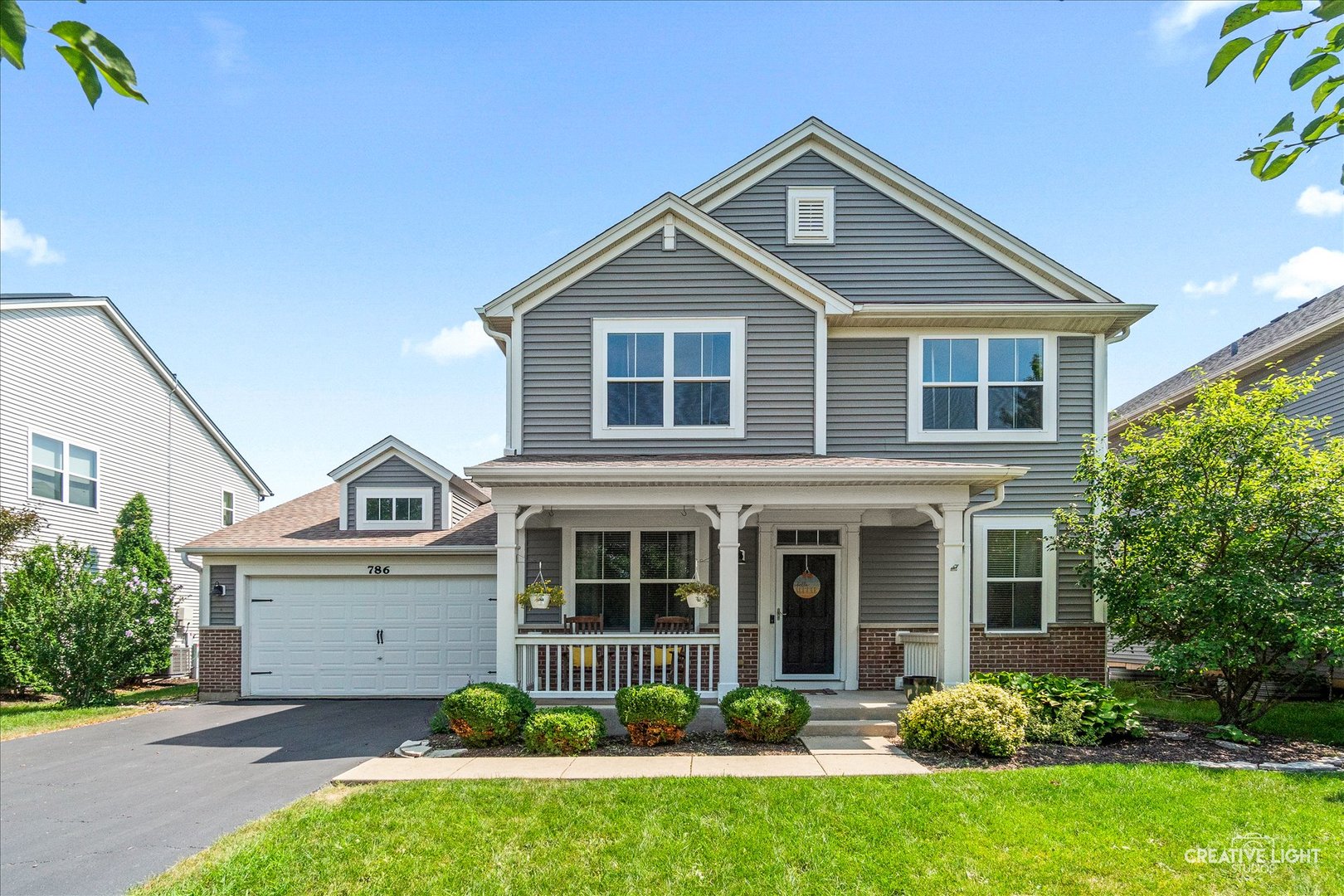 Immaculate and updated 2700+SF home w/4 full beds, 2.1 baths + 1st floor office and 3 car garage! Tons of upgrades such as 42' espresso colored cabinets, large breakfast bar + eating area, newer LVP flooring on the first floor, all stainless appliance package, etc. The whole home has been painted and is move-in ready! Formal family room and living room. Nicely upgraded master bath w/separate shower, soaker tub and dual vanity. Large fenced yard with oversized concrete patio. Meticulously taken care of home in the highly desirable Churchill Club pool and clubhouse community!  So many activities are possible within walking distance of the home! Walk to on-site elementary and junior high schools! Walk to the Clubhouse, use the exercise room, swim in the Jr Olympic pool or play in the brand new tennis, pickleball, sand volleyball, and basketball courts - right next to the new playground! Miles of gorgeous walking paths and tons of community activities every year! This is THE community to live in within Oswego!