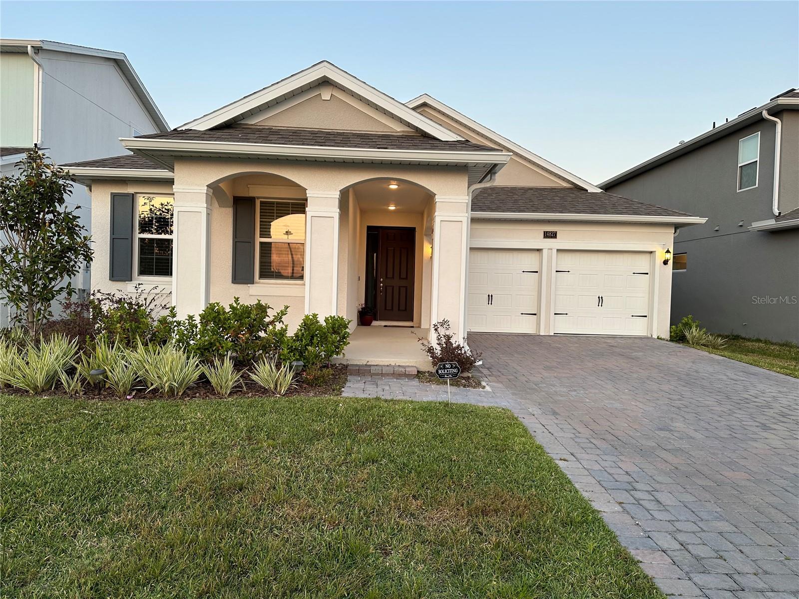 THIS HOUSE  QUALIFIES FOR A CLOSING COSTS CREDIT  OF UP $ 5000  THROUGH SELLER PREFERRED LENDER, GORGEOUS HOME With  MORE than 50000 thousand dollars  IN  upgrades , LOCATED IN THE DESIREABLE NEW COMMUNITY OF SUMMERDALE OF LAKE NONA LOOKS LIKE A MODEL HOME, MODEL ANA MARIA FROM DREAM FINDERS HOMES, 4 BEDROOMS AND 2.5 BATHS, TWO CAR GARAGE, LOTS OF UPGRADES, OPEN CONCEPT FLOORPLAN,THIS WAS SELLERS INVESTMENT PROPERTY BUT WHEN THE HOUSE WAS CLOSE TO COMPLETED THEY FALL IN LOVE OF THIS BEAUTIFULL HOUSE SO THEY DECIDED TO MOVED IN THE HOUSE AND MAKE IT PRIMARY RESIDENCE, BEFORE THEY MOVE THEY MAKE A LOT OF UPGRADES TO THE HOUSE, THEY REMOVE THE CARPECT FROM FLOORS IN ALL BEDROOMS AND THEY HAD REPLACED THE TILE IN COMMON AREAS FOR A UNIQUE WOOD LIKE CERAMIC TILE FLOORING THROUGHOUT THE HOUSE, THEY ALSO REPLACED THE TILE IN MASTER BATHROOM AND REPLACE ALL LIGHT FIXTURES AND ALL BATHROOMS FAUCETS, THEY ALSO HAVE AN ELEGANT AND MODERN GOURMET KITCHEN WITH 42 INCHES CABINETS, WALK- IN PANTRY, STAINLESS STEEL APPLIANCES, AND A BEATIFUL BACK SPLASH AND QUARZ COUNTER TOPS, BIG ISLAND, IN FAMILY ROOM AND DINING ROOM WHERE YOU WILL FIND A BEAUTIFUL ACCENT WALL, 5-1/2 BASEBOARDS THROUGHOUT THE HOME., BIG MASTER BEDROOM WITH TWO WALKING CLOSETS, IN THE MASTER BATHROOM YOU WILL FIND A BIG SHOWER WITH 24X 48 MODERN BEAUTIFUL LOOKING TILE, AND ALSO A DOUBLE VANITY, BIG LAUNDRY ROOM WITH 42 SHAKER CABINETS FOR STORAGE ALSO YOU WILL FIND 42 SHAKER CABINETS IN GARAGE FOR STORAGE., BIG YARD TO ENJOY THE GREAT FLORIDA WEATHER IN THE COVER PORCH, THE LOVELY FRONT PORCH IS PERFECT FOR RELAXING., THE DRIVEWAY HAS NICE PAVERS., ENJOY THE SUNSET FROM THE COMMUNITY POOL WITH THE VIEW TO THE BIG LAKE, SUMMERDALE AT LAKE NONA ALSO HAVE PLAY GROUN AND MUCH MORE IS ALSO CLOSE TO NARCOSSE RD. AND ALSO OFF BOGGY CREEK RD, CLOSE TO 417 AND CLOSE TO TOP HOSPITALS AND BEST SCHOOLS IN THE AREA AND VERY CLOSE TO RESTAURANTS AND SHOPPING AND MAYOR ROADS, SCHEDULE YOUR SHOWINGS.