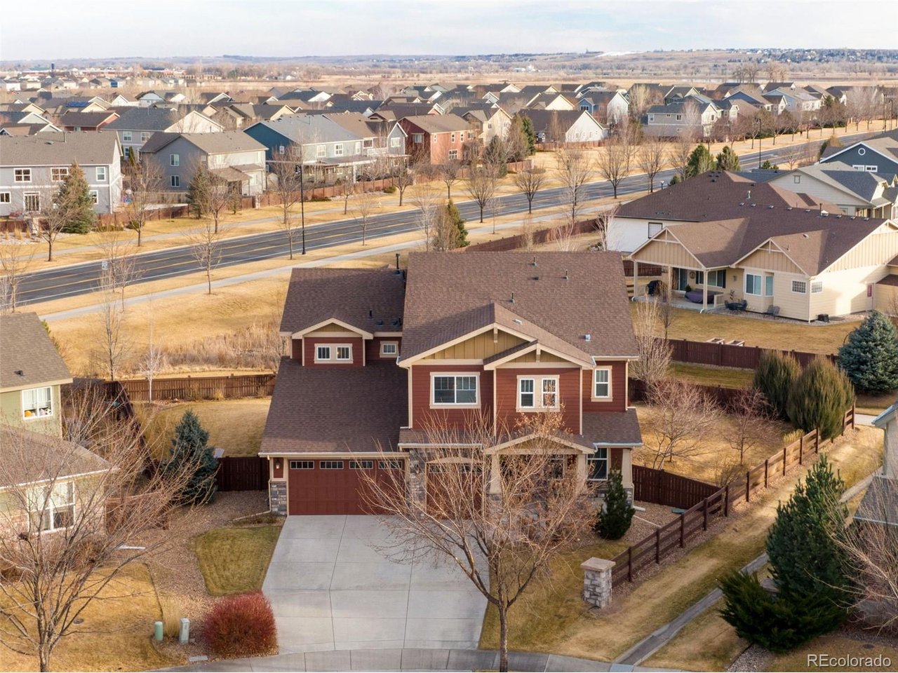 Location Location Location. Nestled in the highly desirable community of Timnath, one of the fastest-growing towns along Colorado's Front Range, this beautiful home offers the perfect blend of luxury suburban living & small-town charm just minutes from Fort Collins w/ quick access to I-25. Surrounded by parks, lakes, trails & outdoor recreation including the nearby Poudre Trail, the area is known for newer luxury neighborhoods, excellent schools in the Poudre School District, & close proximity to shopping, dining & medical services along the Harmony corridor. Built in 2016 by D.R. Horton, this popular Geneva model welcomes you w/ a grand foyer, hardwood floors, upgraded lighting & a private executive office w/ French doors & custom built-ins. The heart of the home is the gourmet kitchen featuring double islands, granite slab countertops, full tile backsplash, pot filler, maple cabinetry, walk-in pantry & stainless GE appliances including a 5-burner gas range & double ovens, all opening to a spacious family room w/ vaulted ceilings, gas fireplace, built-in shelving & surround sound. The main floor also includes a guest suite w/ private 3/4 bath-perfect for visitors or multi-generational living. Upstairs offers a loft, built-in work space & a luxurious primary retreat w/ Rocky Mountain views, trey ceiling & a spa-inspired 5-piece bath. The finished basement expands the living space w/ a large family/game room, 3/4 bath & two unfinished areas ready for future bedrooms, gym or workshop. Situated on a rare .25-acre fenced lot backing to open space, enjoy peaceful sunrises, colorful sunsets, a covered front patio, pergola, firepit & beautifully landscaped backyard designed for relaxing or entertaining. Call today for a full list of features, floor plan, or to schedule your private tour.
