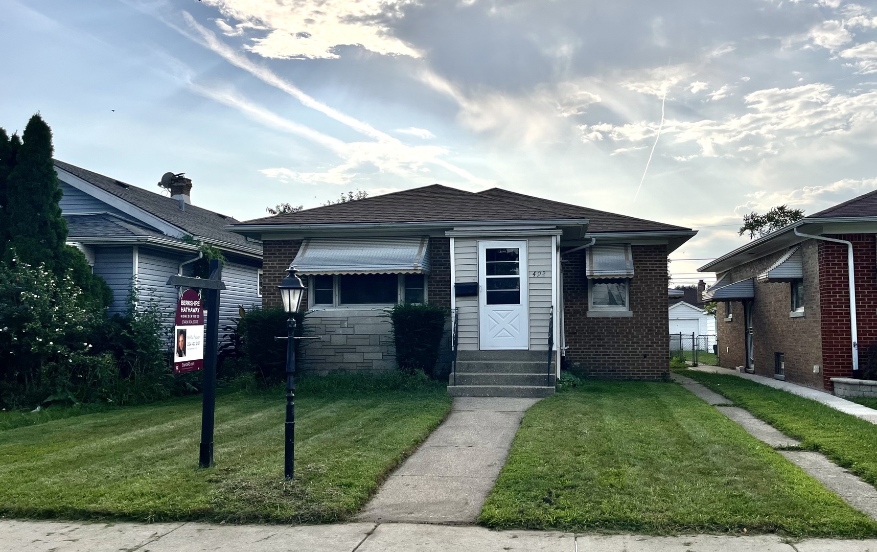 Welcome to this charming 3-bedroom home tucked away on a quiet Calumet City street! Step inside to a freshly painted interior with new light fixtures in all three bedrooms and the kitchen. The bright living and dining area features large windows that bring in plenty of natural light, while the kitchen offers a comfortable eat-in area for everyday meals. An enclosed front porch adds extra space and character. Downstairs, you'll find a huge finished basement with plenty of room for entertaining, a rec room, home office, workout space or whatever fits your needs. Outside, a detached 2-car garage provides plenty of parking and storage. Conveniently located near schools, shopping and everyday amenities. A great opportunity to make this home your own! Property is being sold As-Is.