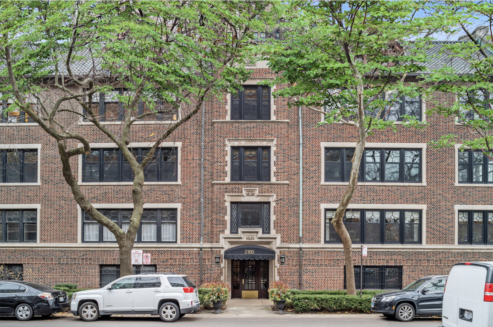 Incredible vintage masterpiece! Rare opportunity in East Lincoln Park! This exquisite five-bedroom, four-bath duplex offers approximately 4,400 square feet and truly lives like a single-family home. Nestled in an intimate boutique building, just steps from the Lincoln Park Zoo, North Pond, and Lake Michigan, it blends timeless character with generous space and modern amenities. Built in the early 1900s, this rare gem showcases beautiful millwork, soaring ceilings, gleaming hardwood floors, and oversized rooms filled with charm. The expansive living room features a stunning fireplace and picturesque neighborhood views of Belden and Commonwealth. A gracious formal dining room flows into the eat-in chef's kitchen, creating the perfect setting for entertaining. Additional highlights include a cozy den and a bright, old-fashioned sun porch that captures incredible natural light. The primary suite offers a massive walk-in closet and ensuite bath, with three additional bedrooms upstairs (one ensuite) alongside a convenient laundry room with newer washer and dryer. The first level includes a fifth bedroom, a full bath, a bonus family room, with lovely built-ins, and a fabulous walk-in storage room. This secure, well-maintained building features a beautifully landscaped private courtyard and sits within the coveted Lincoln School District, and just steps from Francis W. Parker. Parking is available nearby. A must-see for those seeking vintage charm, abundant space, and modern comfort in one of Chicago's most desirable neighborhoods.