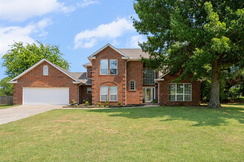 Completely transformed and move-in ready, this extensively refreshed 3-bedroom, 2.5-bath home showcases a remarkable renovation designed to enhance both style and functionality. Recent improvements include new quartz kitchen countertops, backsplash, sink, dishwasher, laundry room countertop, utility sink and faucet, all-new carpet, new tile flooring in the entry and powder bath, a newly installed primary bathtub with updated plumbing fixtures, new toilets, fresh paint updates, and refreshed landscaping. The result is a home that feels modernized, inviting, and ready to enjoy from day one.Situated on over half an acre in a desirable Norman location, this property offers the perfect blend of country-style space and city convenience, just minutes from shopping, dining, schools, and interstate access.A grand entry with soaring ceilings welcomes you into a light-filled floor plan designed for both everyday living and entertaining. The kitchen flows seamlessly into the main living area and formal dining room, while a dedicated office provides flexibility for working from home, hobbies, or additional living space.Upstairs, you'll find two spacious bedrooms, including a private secondary ensuite with a walk-in closet and balcony, making it ideal for guests or a private retreat. Additional highlights include a large walk-in attic for storage and a convenient laundry chute connecting the upstairs ensuite to the laundry room.Outside, mature trees surround the property, while the fully fenced backyard offers ample room for recreation, pets, gardening, or future outdoor enhancements. The home is serviced by a private well with water softener, with public water also available.With extensive renovations already completed, a versatile floor plan, over half an acre of land, and room to grow, this beautifully refreshed home delivers the best of both worlds, ample space and privacy with quick access to Norman's everyday conveniences.Don't wait - schedule your tour today!