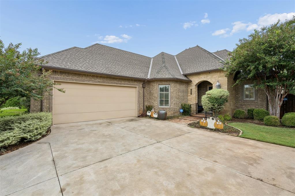 Wonderful One-Level Home in Gated Stone Brook in North Quail Creek!Beautifully maintained and thoughtfully designed, this spacious one-level home is located in the gated section of North Quail Creek. Featuring 3 large bedrooms, 2.5 baths, and an inviting open floor plan, this home offers comfortable living with plenty of space to entertain.The large living area features beautiful picture windows, a gas fireplace, and great built-ins, creating a warm and inviting gathering space. The kitchen is open to the living and dining areas, making everyday living and entertaining effortless.Step outside to enjoy the covered patio with a convenient drop-down screen, creating a wonderful outdoor living space. The home also offers an oversized 2-car garage, tankless hot water system, tons of storage, and a storm shelter. HOA covers neighborhood maintenance, gate and yard mowingsA well-maintained home with the space, features, and functionality you’ve been looking for!