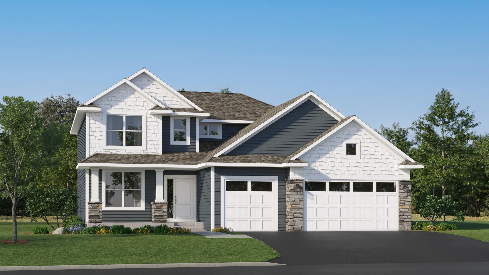 This home is under construction and available for a November closing! Step inside this stunning 2,271 square foot two-story home and experience a blend of style and functionality designed for today’s busy lifestyles. The open-concept main floor welcomes you with a spacious Great Room that flows seamlessly into the kitchen and dining nook, perfect for entertaining or everyday living. The kitchen is a chef’s dream, featuring sleek quartz countertops, a stainless steel gas stove, tile backsplash and soft-close cabinetry with crown molding. A versatile flex space on the first floor adapts to your needs, whether it’s a home office or creative studio. Upstairs, retreat to the luxe owner’s suite with a glass-enclosed shower, raised height vanity and Silestone® countertops, while three additional bedrooms and a convenient laundry room complete the upper level. Enjoy plush carpeting in the bedrooms, luxury vinyl plank flooring in key areas and professionally designed color packages throughout. The fully drywalled, insulated 3-car garage with opener and remotes adds everyday convenience. Homes with this level of thoughtful design and premium finishes are in high demand—schedule your tour before it’s gone!