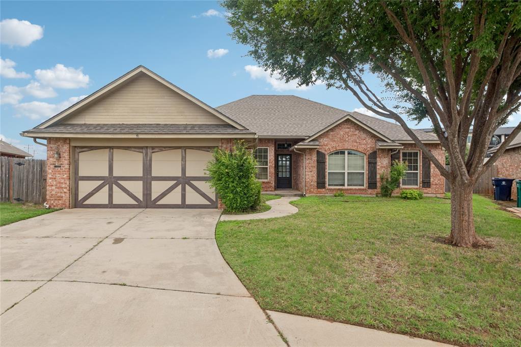 PRICED TO SELL, ANOTHER BIG PRICE REDUCTION!! FRESHLY REPAINTED INSIDE OF HOME! Seller is offering a 2-1 buydown up to $7,600.00 at closing with appropriate offer. Ask your agent!!! Spacious 4-Bedroom Home in The Grove with Resort-Style Amenities! Welcome to this beautiful 4-bedroom,2-bath home nestled on a quiet cul-de-sac in the highly sough-after Grove neighborhood. Offering over 2,000 square feet of living space, this home features two spacious living areas, two dining spaces, and a unique three-way fireplace that seamlessly connects the living room, family room, and breakfast nook- perfect for entertaining and everyday living. The kitchen boasts granite countertops ample storage, while the primary suite includes a double-sink vanity, walk-in closet, and a private bath. Three additional bedrooms offer generous space for family, guests or a home office. Enjoy outdoor loving in the oversized backyard , complete with a pergola and extended deck - ideal for relaxing or hosting gatherings. The garage includes a storm shelter for added peace of mind. Residents of The Grove enjoy access to walking trails, scenic ponds, a fitness center, and a resort-style pool. Don't miss your chance to own this exceptional home in a community that truly has it all!!