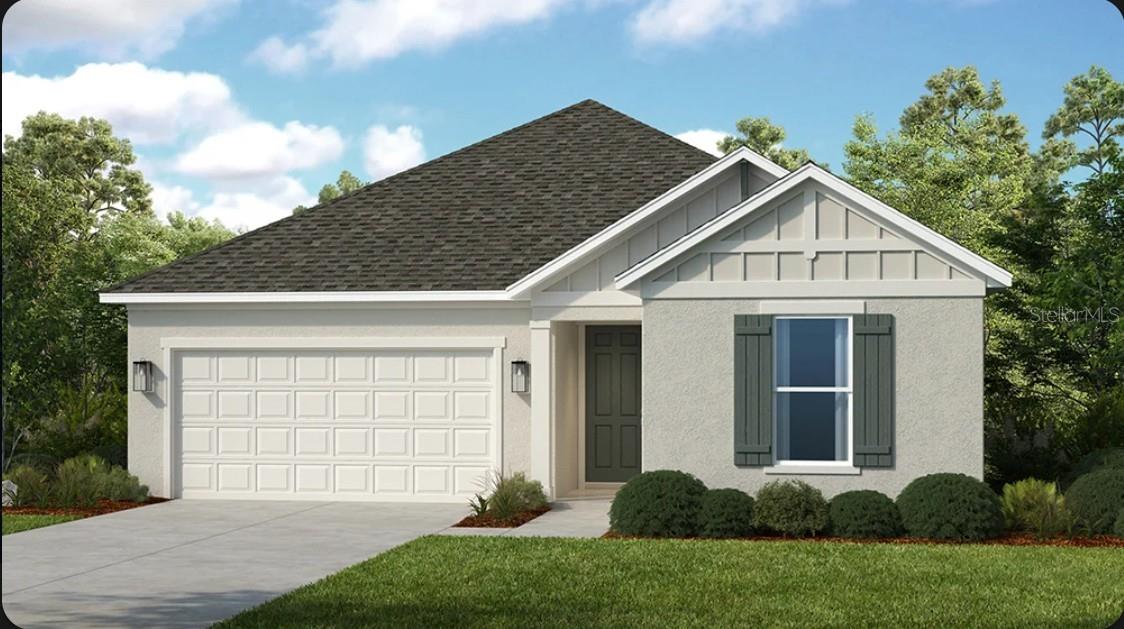 Under Construction. What's Special: Corner Lot | Deep Backyard | Oversized Closet in Primary. New Construction - December Completion! Welcome to the Biloxi at 3023 Parapet Terrace Place in Timber Ridge! This thoughtfully designed single-story home showcases the perfect balance of comfort and flexibility. The open-concept kitchen features a spacious island, walk-in pantry, and seamless flow into the dining area and great room, making everyday living and entertaining effortless. Tucked away for privacy, the primary suite features a spacious bathroom and walk-in closet. Two secondary bedrooms and a shared full bathroom are located near the front of the home, while the covered lanai provides a relaxing outdoor retreat. Timber Ridge offers a convenient location just minutes from I-4, close to major employment hubs and top attractions in fast-growing Hillsborough County. Planned community amenities include a National Wildlife Federation–certified Nature Play Space, a dog park, and a walking trail, creating a welcoming place to enjoy the outdoors. Additional Highlights Include: flush mount lighting in the great room and French doors into the study. MLS#TB8542039