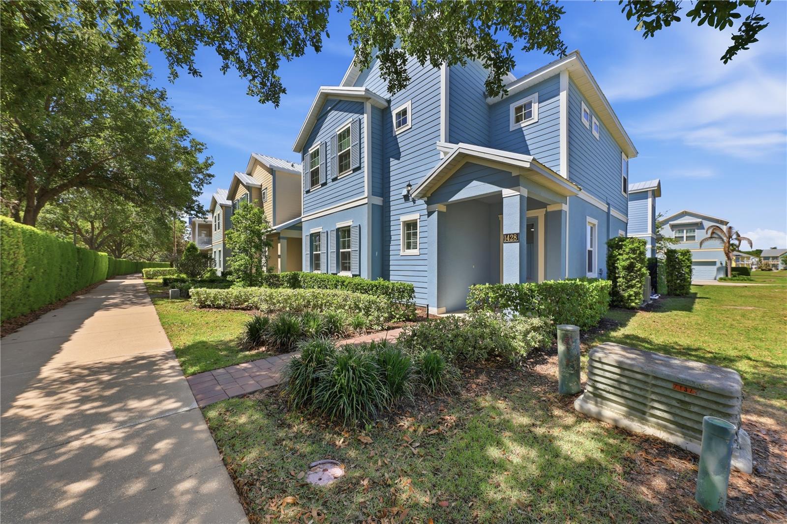 Location, Location, Location!!! This beautiful like new and recently built in 2023 barely used in Patriots Landing inside the beautiful and universally recognized  Reunion Resort & Golf Club, this 5-bedroom villa with 5 independent Bathrooms and half with large loft offers lots of space and privacy. This immaculate Home is designed for either first-time buyers or investors or simply as a second gateway home. Walk into this spacious villa that opens into a large, open-plan living area. The living room features high ceiling, fully furnished, and double-sliding doors and large windows that let in plenty of natural light. Contemporary with a touch of charm finishes, incorporating soft, neutral tones with Floridian summer color. The kitchen is equipped with state-of-the-art appliances, granite countertops, and a large island perfect to gather the loved ones or family reunion spending quality times and creating great memories with family and friends. Adjacent to the kitchen, there is a formal dining area . Each of the five bedrooms has it's own bathroom for more comfort and privacy, walk-in closets, and plush bedding. Outside, the villa boasts a private  pool perfect for relaxing during Florida beautiful weather all year long while having outdoor grilled meals refreshments to cool off after long day at the parks.If you are on vacation and don't feel like cooking, head to rooftop restaurant ELEVEN to grab quick bites or glass of wine overlooking at breathtaking golf view and enjoy watching firework from Epcot Center or if you are in mood for more formal dining then look no further to the Chop Steakhouse located at the lobby of The 4 Diamond Hotel (THE Grande At Reunion)The resort has much more dining including the Tradition Clubhouse overlooking at Jack Nicklaus 18th Fairway that serve Live music Brunch on Sundays plus much more to do without leaving the Resort.Come and take a look at this incredible Home and make it yours!!!