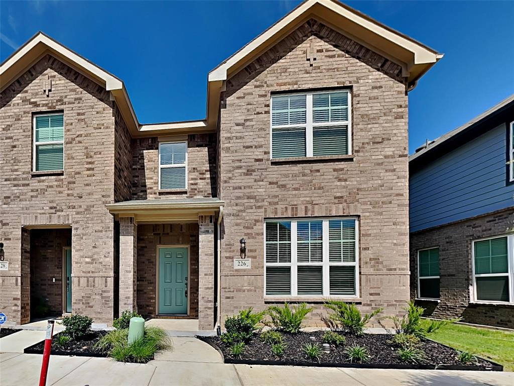 Welcome to 226 Territory Trail, a beautiful 3-bedroom, 2.5-bathroom townhome built in 2025! This two-story home offers 1,729 square feet of living space, modern features, and a functional layout designed for comfortable everyday living.The downstairs living area features an open floor plan that creates a welcoming space for relaxing or entertaining. The kitchen includes granite countertops, a pantry, and modern appliances, including a dishwasher, disposal, electric range, and microwave. Luxury vinyl plank flooring and carpet add a comfortable touch throughout the home.Upstairs, all three bedrooms provide privacy and a practical layout. The primary suite features a spacious walk-in closet and a private bathroom with dual sinks and a walk-in shower. A versatile loft area offers additional space for a home office, reading area, or game room.Additional features include washer and dryer connections and an attached two-car garage with a garage door opener. Pets are welcome!!If you're looking for a modern townhome with generous living space, contemporary features, and a convenient location, this home is for you. Schedule your showing today!