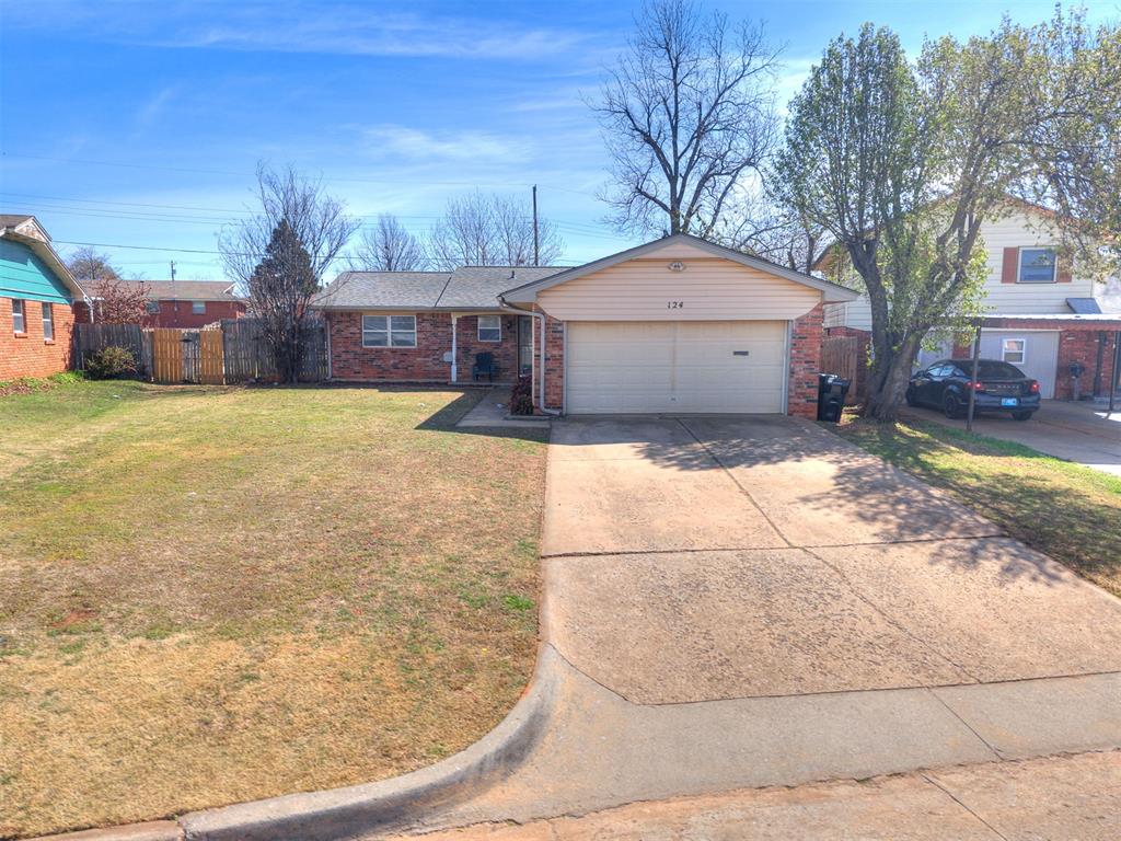 Welcome to this well-cared-for, completely updated home located in the highly desirable Moore School District! As an added bonus, the seller is offering a 1-year home warranty for the new buyer! This charming home features 3 bedrooms, 2 bathrooms and 1,146 sqft of comfortable living space — sitting on just under a quarter of an acre size lot, providing plenty of outdoor space to enjoy! This home features several major upgrades completed in 2026, including a Brand-New Roof, New HVAC system, New flooring, fresh paint throughout, and modern light fixtures with remote controls. The kitchen features granite countertops with ample counter space, perfect for cooking and entertaining. Additional updates include New stainless-steel appliances, including the microwave, stove and oven. The Brand-New refrigerator, washer, and dryer will also remain with the home, making this home truly move-in ready. The primary suite combines comfort and convenience with an ensuite bathroom featuring a spacious walk-in shower. Enjoy outdoor living in the large backyard, fully fenced with a covered patio, perfect for relaxing or entertaining friends and family. The backyard also features a storage shed and plenty of space for gardening or outdoor activities. The home also includes an in-ground storm shelter for extra peace of mind. Located in a highly sought-after area, near shopping, popular dining spots, local parks, Moore Schools and easy highway access! This home checks all the boxes — well-maintained, updated, and move-in ready. Don’t miss the opportunity to own this beautifully updated, move-in-ready home in a fantastic location!