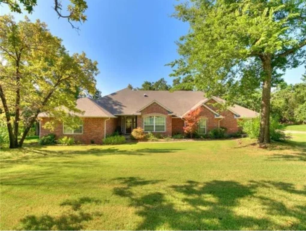 Welcome to this very nice 5-bedroom, 3-bathroom home located in the esteemed Edmond school district in Edmond, OK. This property boasts a spacious 3-car garage, perfect for vehicle enthusiasts or those needing extra storage space. The home's interior is equally impressive, featuring real hardwood floors in the living room, dining room and office that add a touch of elegance and warmth. A cozy fireplace enhances the ambiance, making it the perfect spot for relaxation or entertaining guests. For those who value safety, the house comes with an in ground storm shelter, providing peace of mind during Oklahoma's stormy seasons. The property also includes a large 24 x 30 insulated, heated and cooled shop , ideal for various hobbies or additional storage. The home is situated on a generous 2.06-acre lot, beautifully wooded, offering a sense of privacy and connection with nature. This home truly combines comfort, functionality, and style in a desirable location. Pets case by case!

Tenant is responsible for washer and dryer.
Range, dishwasher and microwave are included.
Refrigerator is included as-is.

All residents are enrolled in the Resident Benefits Package (RBP) for $45.00/month which includes renters' insurance, credit building to help boost your credit score with timely rent payments, $1M Identity Protection, HVAC air filter delivery (for applicable properties), our best-in-class resident rewards program, and much more! More details upon application.