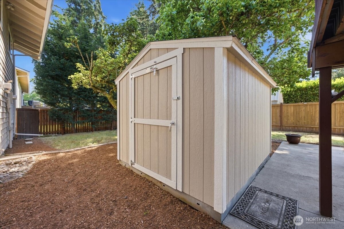 Backyard shed for all of your storage needs