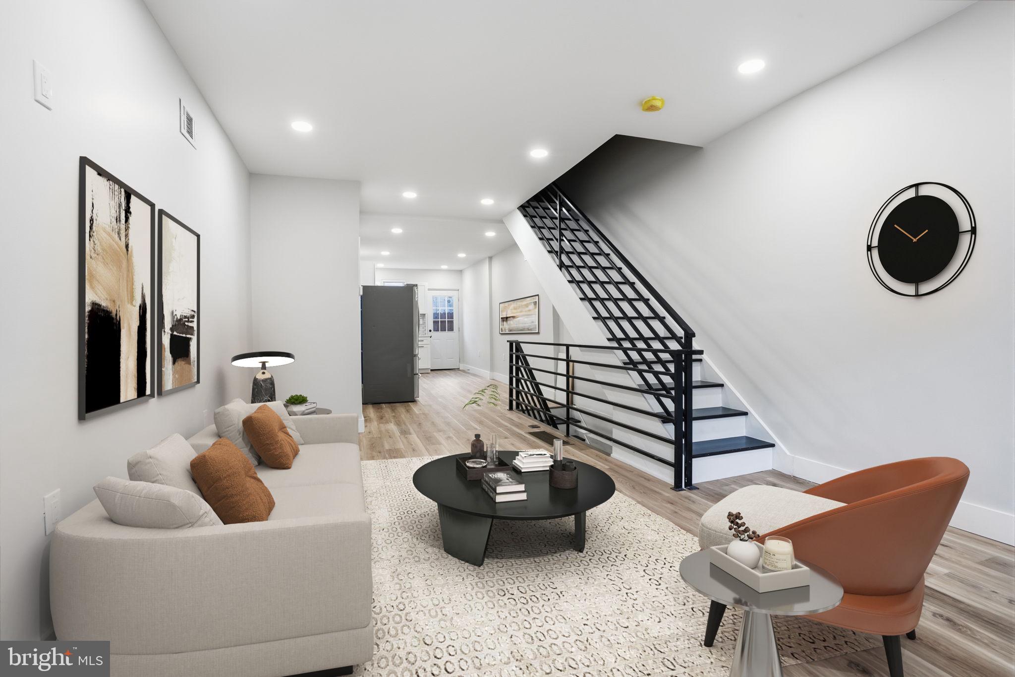 Welcome to 2538 S. Sheridan Street, a beautifully renovated 3-bedroom, 1.5-bath home located in the heart of South Philadelphia—just 5 minutes from the Phillies, Eagles, Flyers, and 76ers stadiums. This move-in-ready property offers modern upgrades and thoughtful design throughout.The main level features a convenient half bath and an open, inviting layout highlighted by light brown flooring that ties the space together seamlessly. The updated kitchen showcases granite countertops, a stylish light blue backsplash, crisp white cabinetry, and stainless steel appliances—perfect for both everyday living and entertaining. Upstairs, you’ll find three well-sized bedrooms and a full bathroom. Additional highlights include central air for year-round comfort and a finished basement, ideal for laundry, a man cave, home gym, or additional storage. Situated close to shopping, dining, public transportation, and major highways, this home offers the perfect blend of comfort, style, and city convenience. Schedule your showing today!