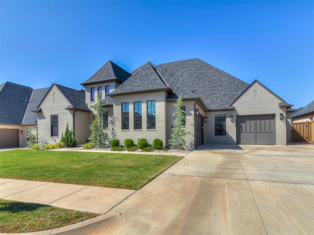 IMPROVED PRICE!!! OPEN HOUSE SUNDAY, OCTOBER 12th, 2:00-4:00PM. FALLBROOK, welcome to one of Edmond's premiere communities, where modern comfort and outstanding amenities come together to create a place to call home! This single-level floor plan offers 4 bedrooms plus an office, or 5 bedrooms with 3.5 baths. Two bedrooms share a Jack and Jill bath while another bedroom enjoys a private ensuite tucked away in its own hallway. The luxurious primary suite features a spa inspired bath with an enclosed free standing tub and shower. The kitchen boast double ovens, walk-in pantry, large seating island and an additional service area and bar just around the corner.  The living area seamlessly extends to the back patio  with a cozy fireplace, perfect for entertaining. A centrally located "flex-room" provides additional space for media, fitness, or work. Fallbrook offers exceptional amenities including a clubhouse w/kitchen, large entertaining space and a work out facility. Residents also enjoy an adult pool and children's splash pool, tree-lined walking trails, and acres of beautiful maintained common area.  Adding to the family recreational activities are   basketball and volleyball courts for year-round enjoyment.