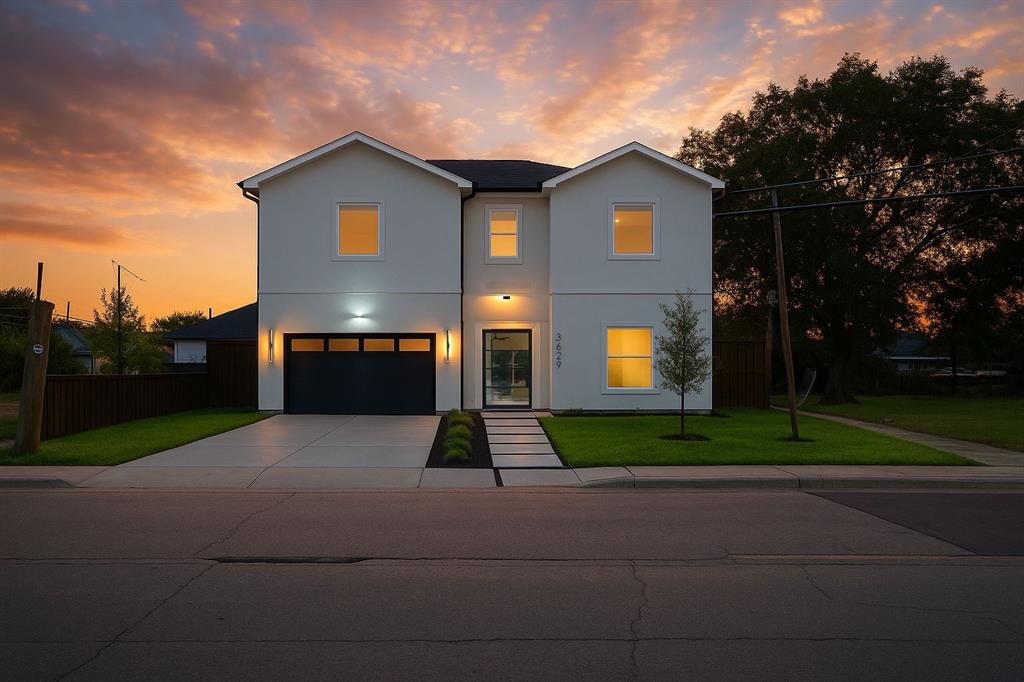 Experience luxury living in this stunning 3,572 sq ft modern new construction, perfectly located just minutes from Downtown Dallas in the heart of vibrant Trinity Groves. Featuring 4 spacious bedrooms and 3.5 baths, this home offers the option to have your primary suite either upstairs or downstairs. The primary suite is a true retreat with a spa-inspired bathroom, double vanities, a soaking tub, and an oversized walk-in closet.The chef’s kitchen is a showstopper, boasting Quartzite countertops, an island with a pop-up charging port, under-cabinet lighting, a luxury 6-burner range, pot filler, and a spacious walk-in pantry. Just off the kitchen, a stunning glass-enclosed wine display adds a touch of sophistication. Additional conveniences include a mud room with a sink, an epoxy-coated garage floor, and a tankless water heater.Upstairs, enjoy a second living area complete with a fireplace and wet bar, perfect for entertaining. Step outside and you’re just moments from Trinity Beer Garden and Dallas’ best dining, shopping, and entertainment. This isn’t just your dream home, it’s a smart investment in one of the city’s most dynamic neighborhoods.